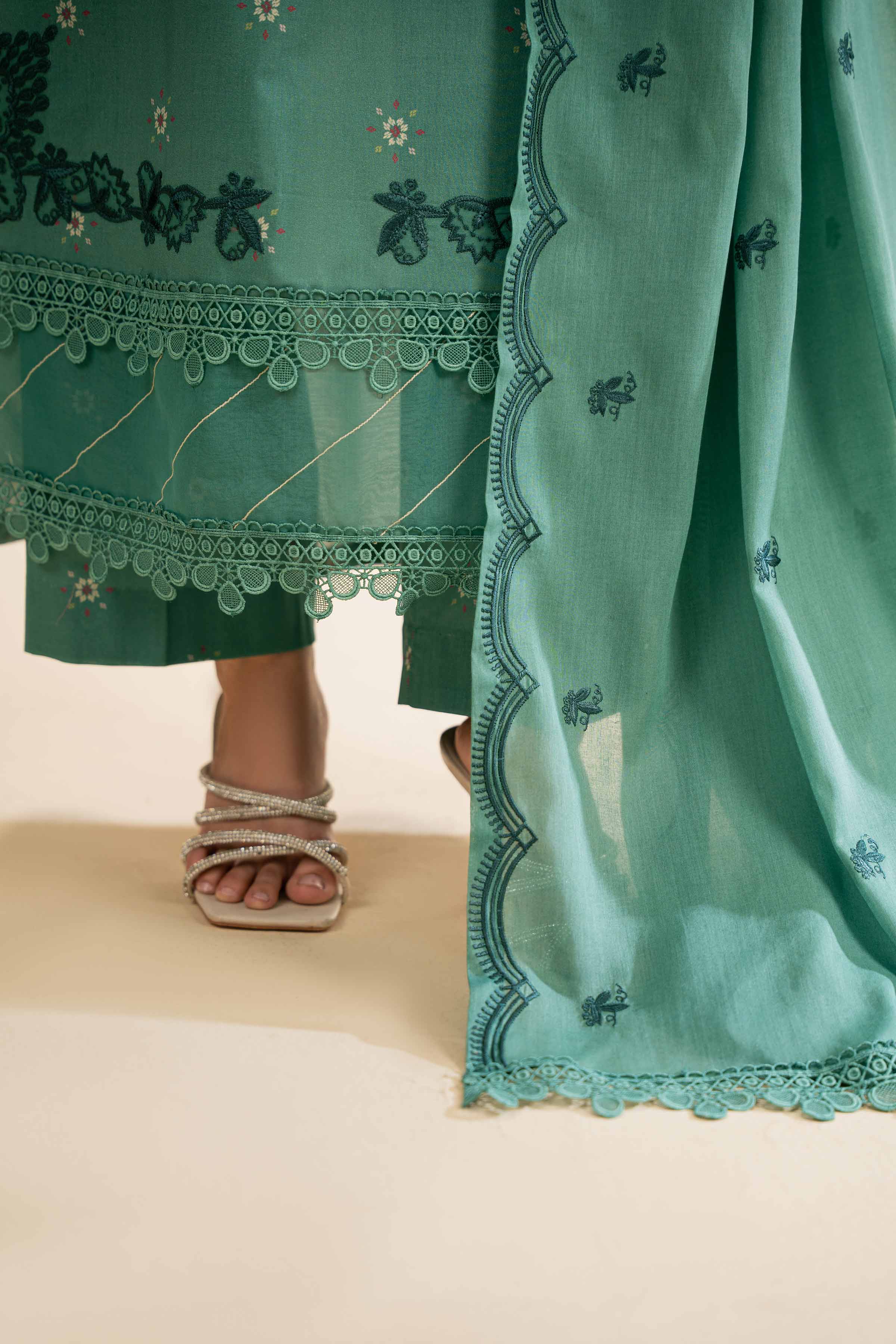 3 Piece - Printed Embroidered Suit - 42501359 for Women - Unstitched Collection | Nishat | Shop Online