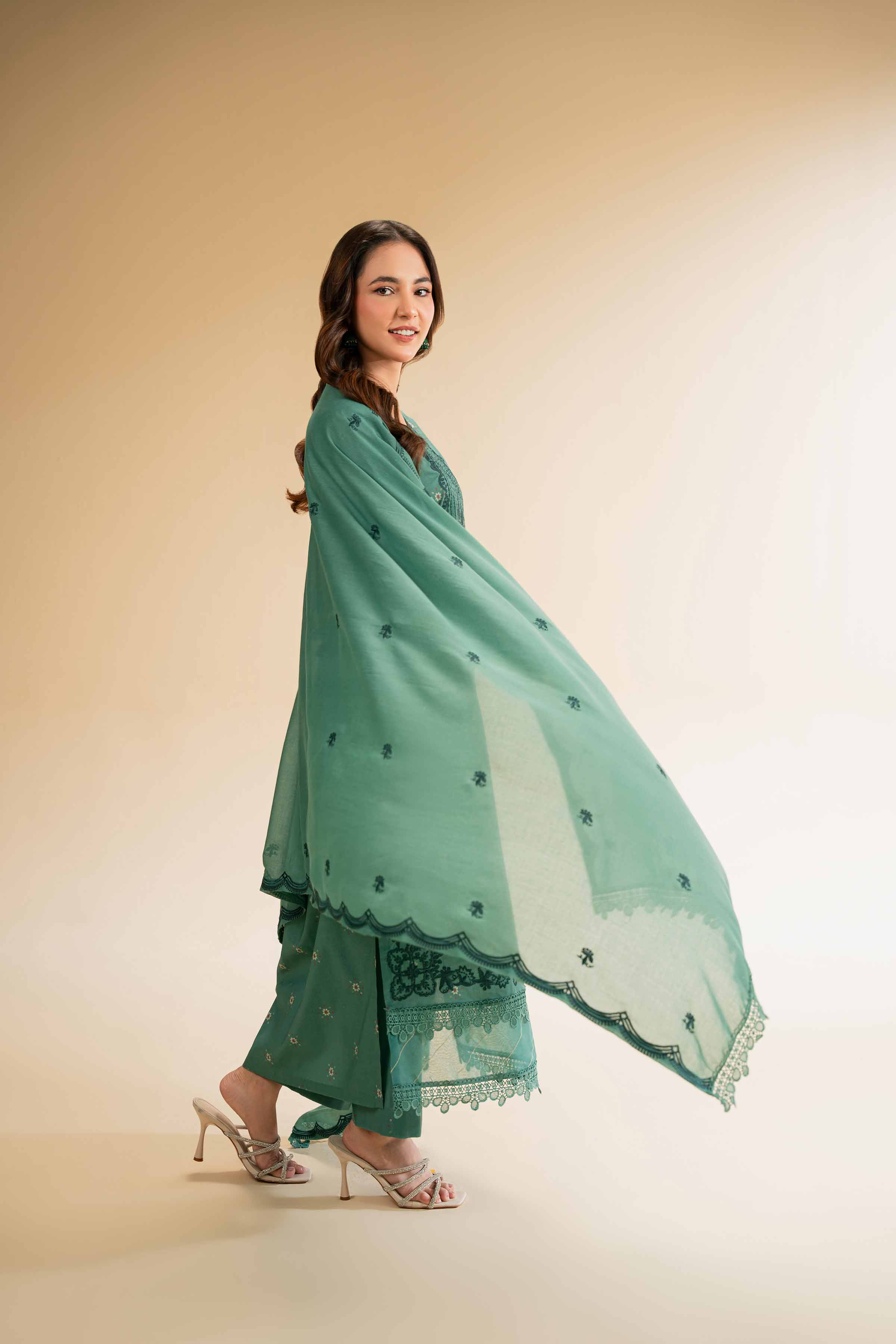 3 Piece - Printed Embroidered Suit - 42501359 for Women - Unstitched Collection | Nishat | Shop Online