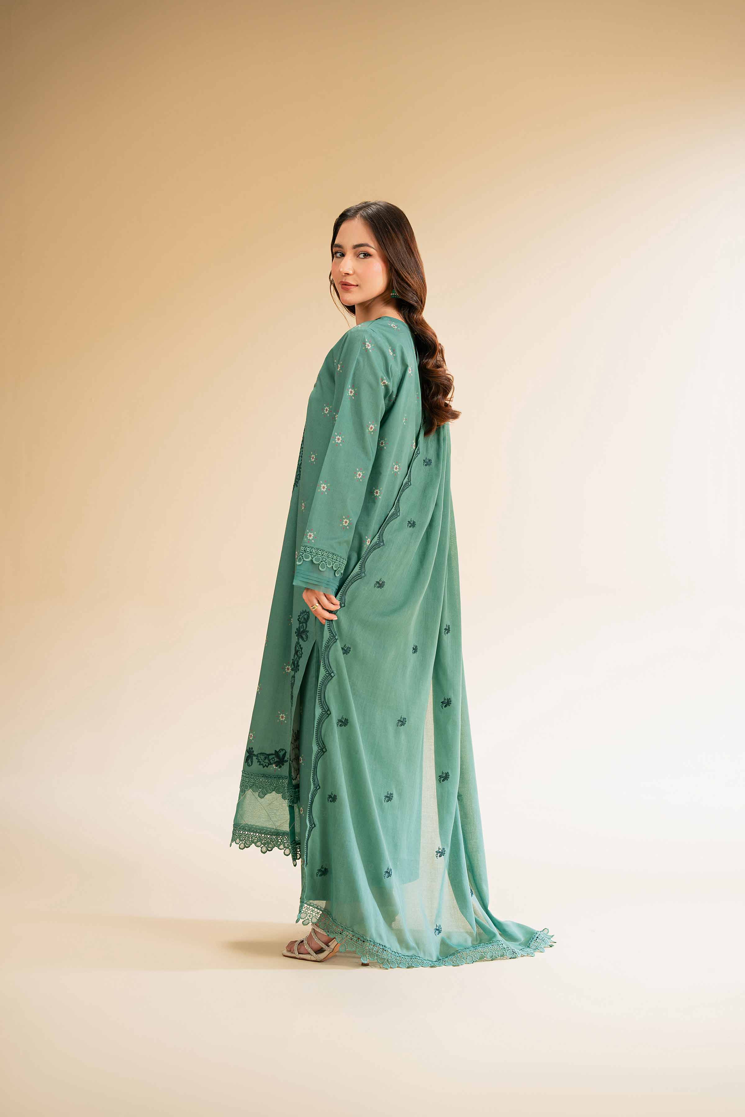 3 Piece - Printed Embroidered Suit - 42501359 for Women - Unstitched Collection | Nishat | Shop Online