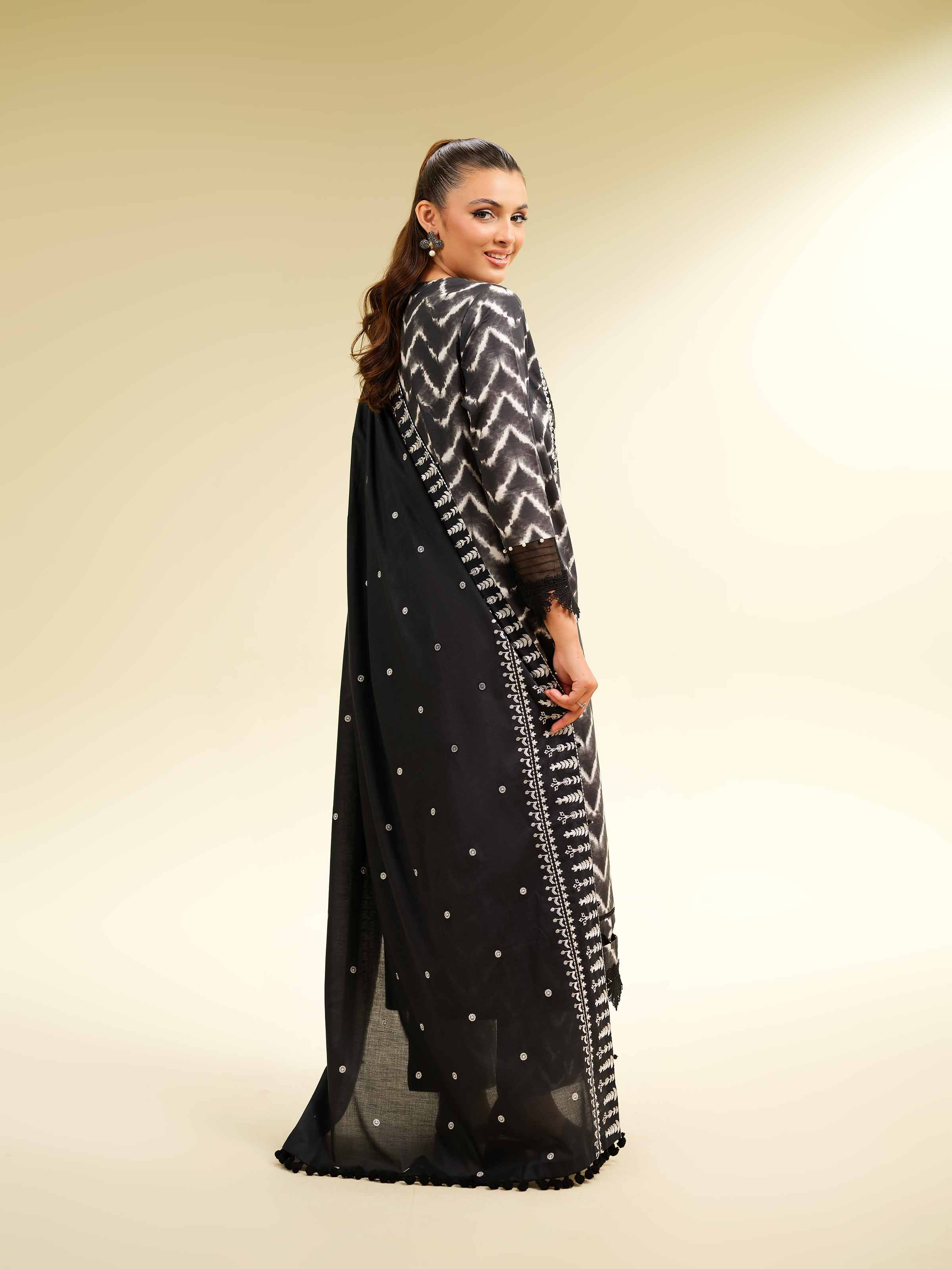 3 Piece - Printed Embroidered Suit - 42501365 for Women - Unstitched Collection | Nishat | Shop Online