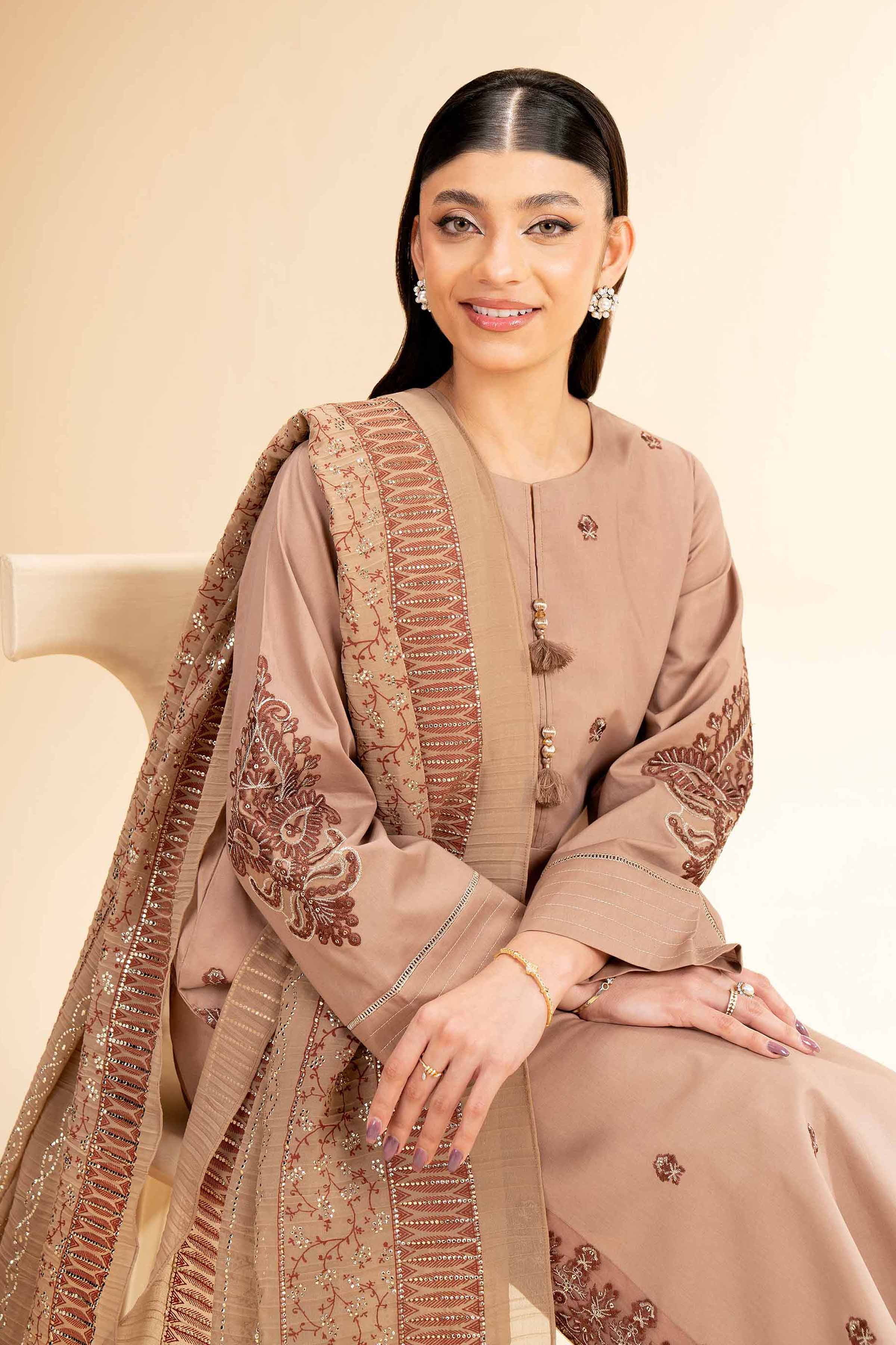 3 Piece - Embellished Suit - 42501366 for Women - Unstitched Collection | Nishat | Shop Online