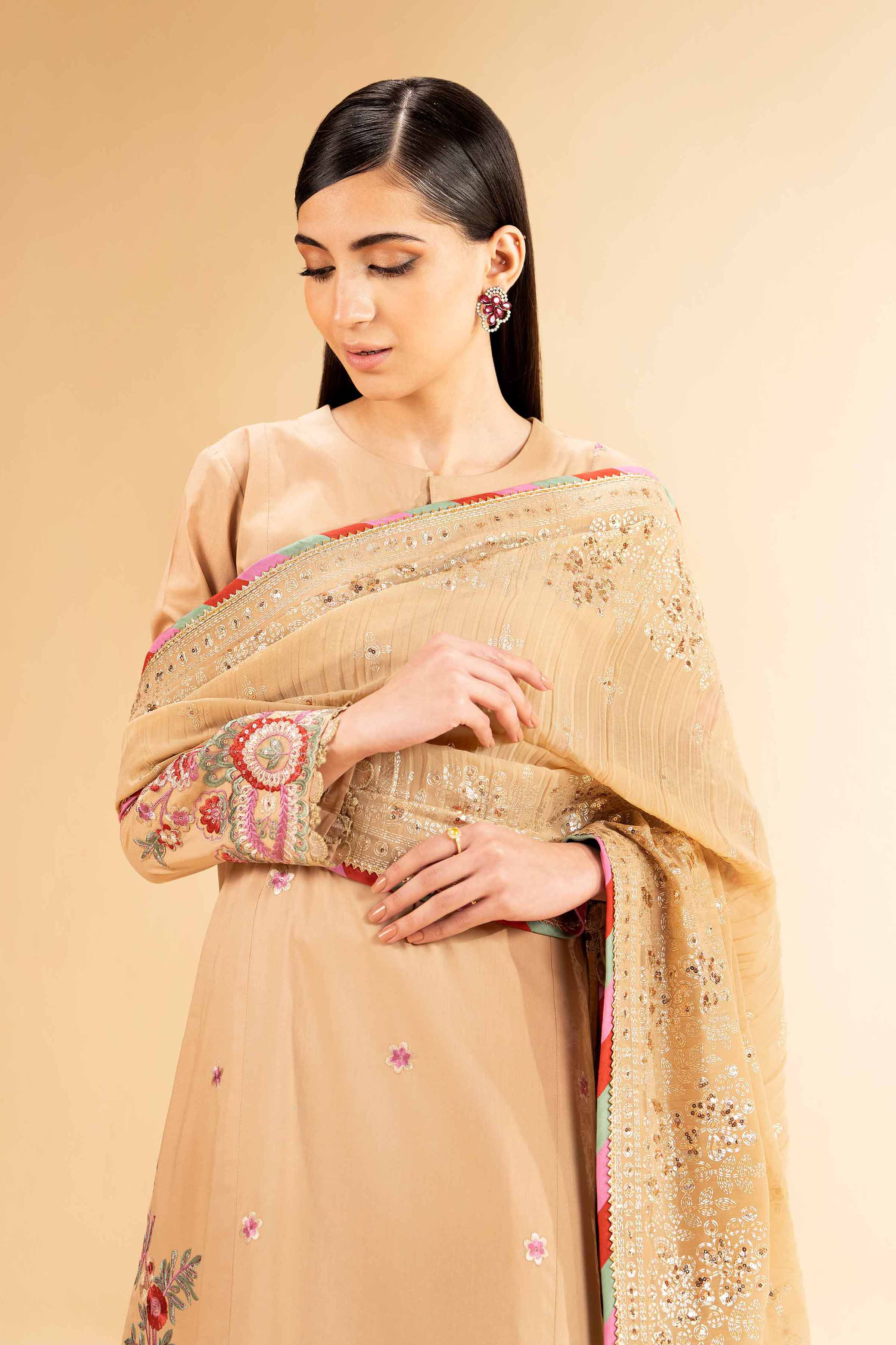 3 Piece - Embellished Suit - 42501369 for Women - Unstitched Collection | Nishat | Shop Online