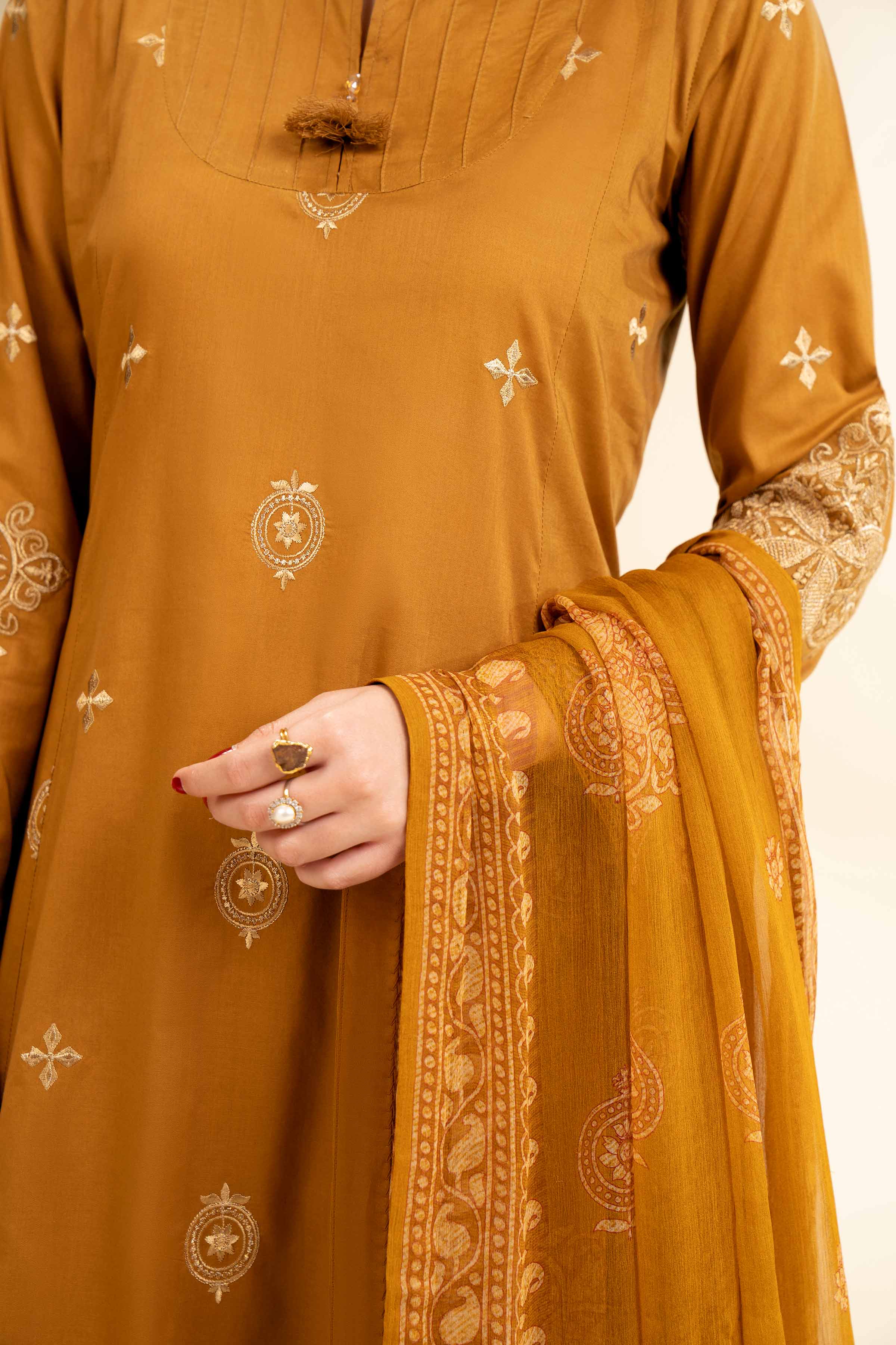 3 Piece - Embroidered Suit - 42501381 for Women - Unstitched Collection | Nishat | Shop Online