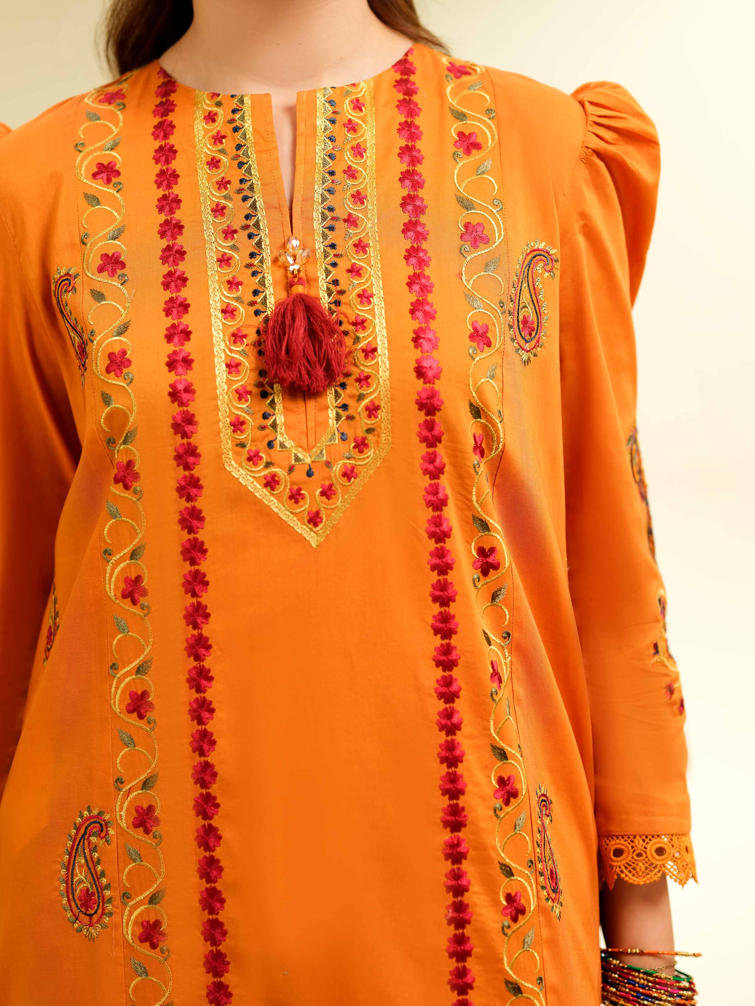 3 Piece - Embroidered Suit - 42501384 for Women - Unstitched Collection | Nishat | Shop Online