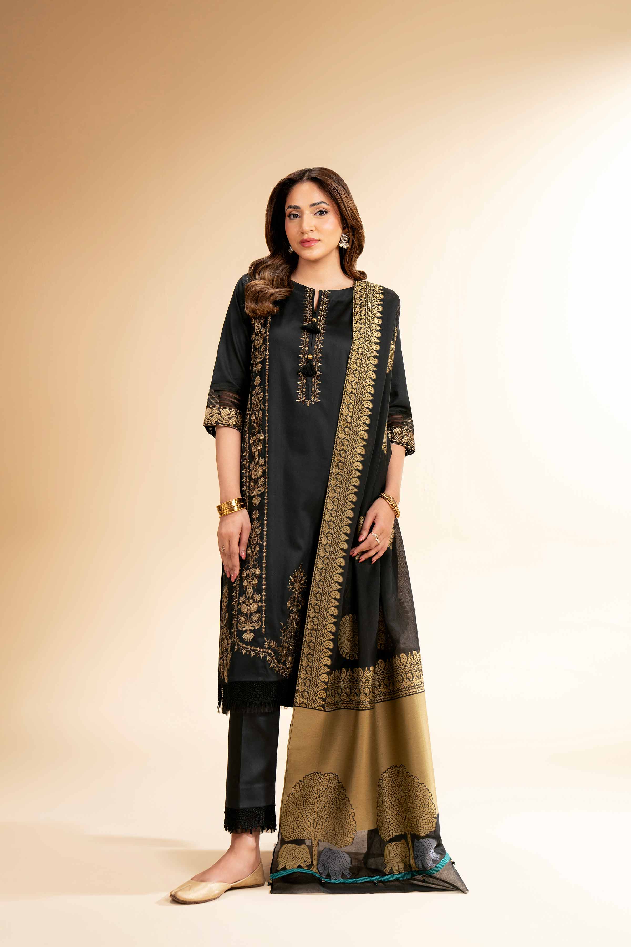 3 Piece - Embroidered Suit - 42501386 for Women - Unstitched Collection | Nishat | Shop Online