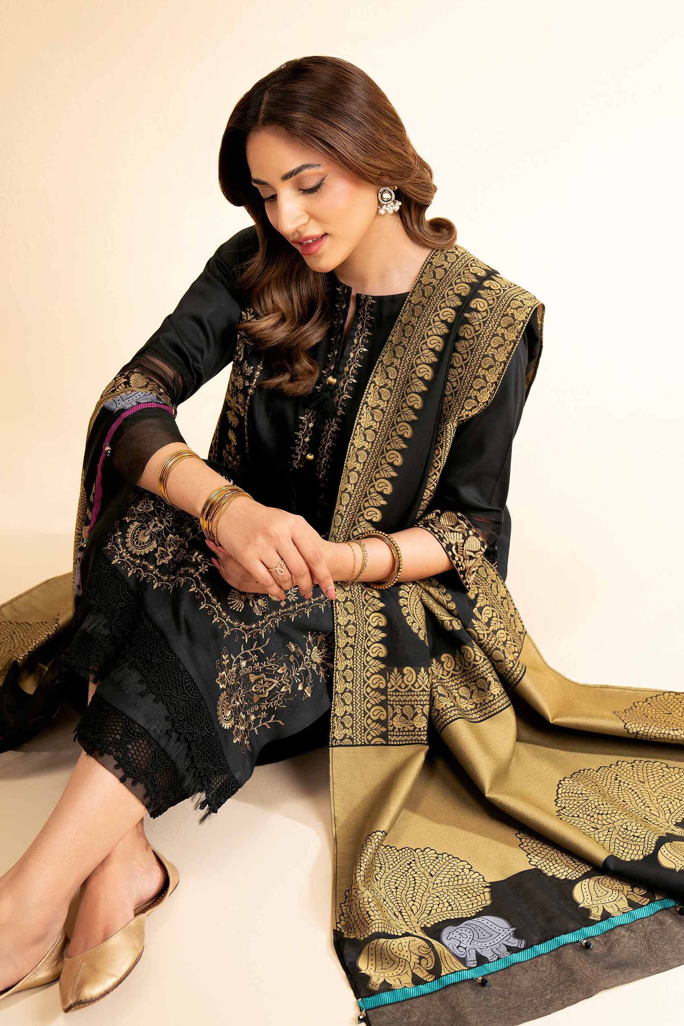 3 Piece - Embroidered Suit - 42501386 for Women - Unstitched Collection | Nishat | Shop Online
