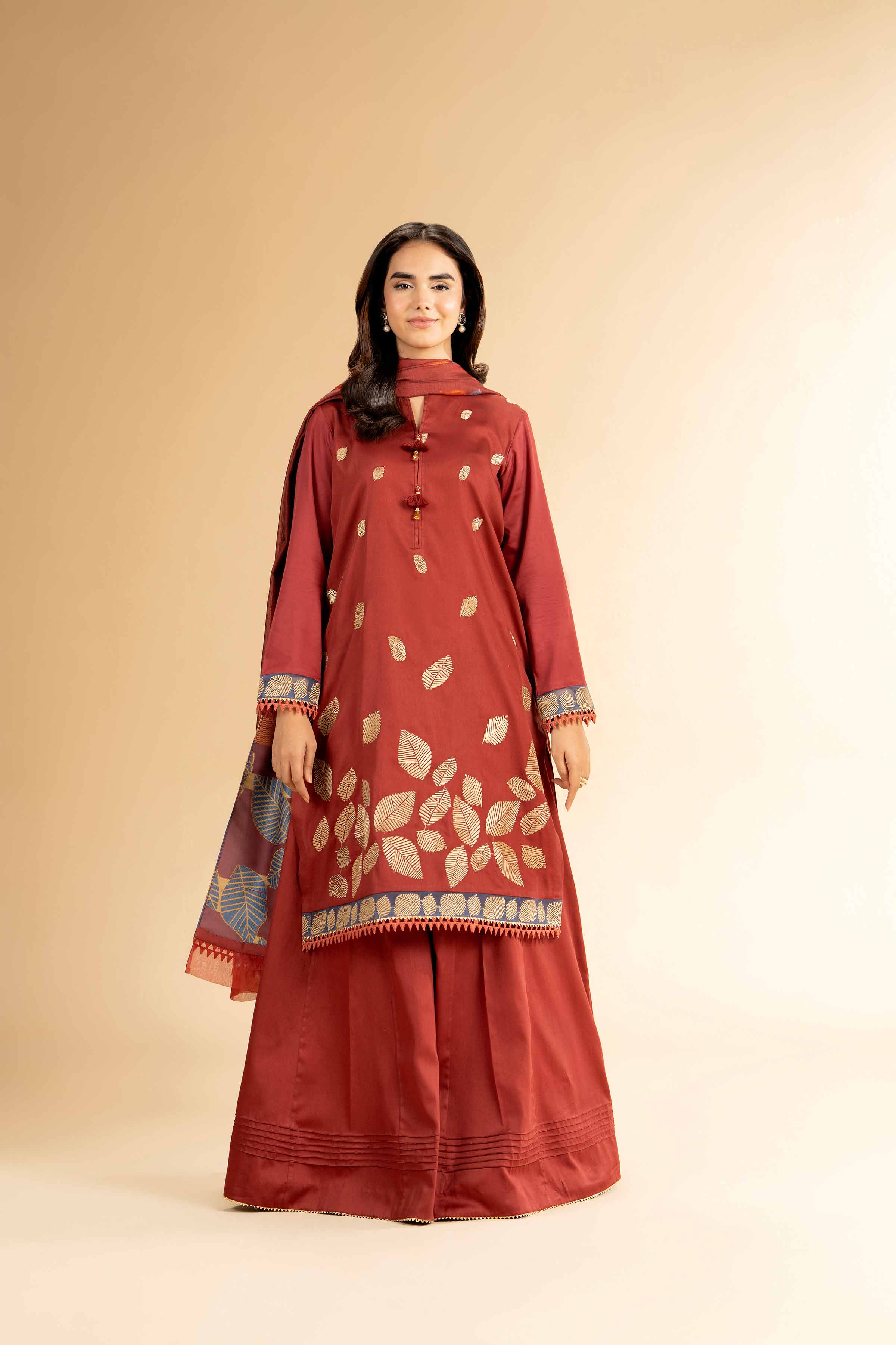 3 Piece - Embroidered Suit - 42501393 for Women - Unstitched Collection | Nishat | Shop Online