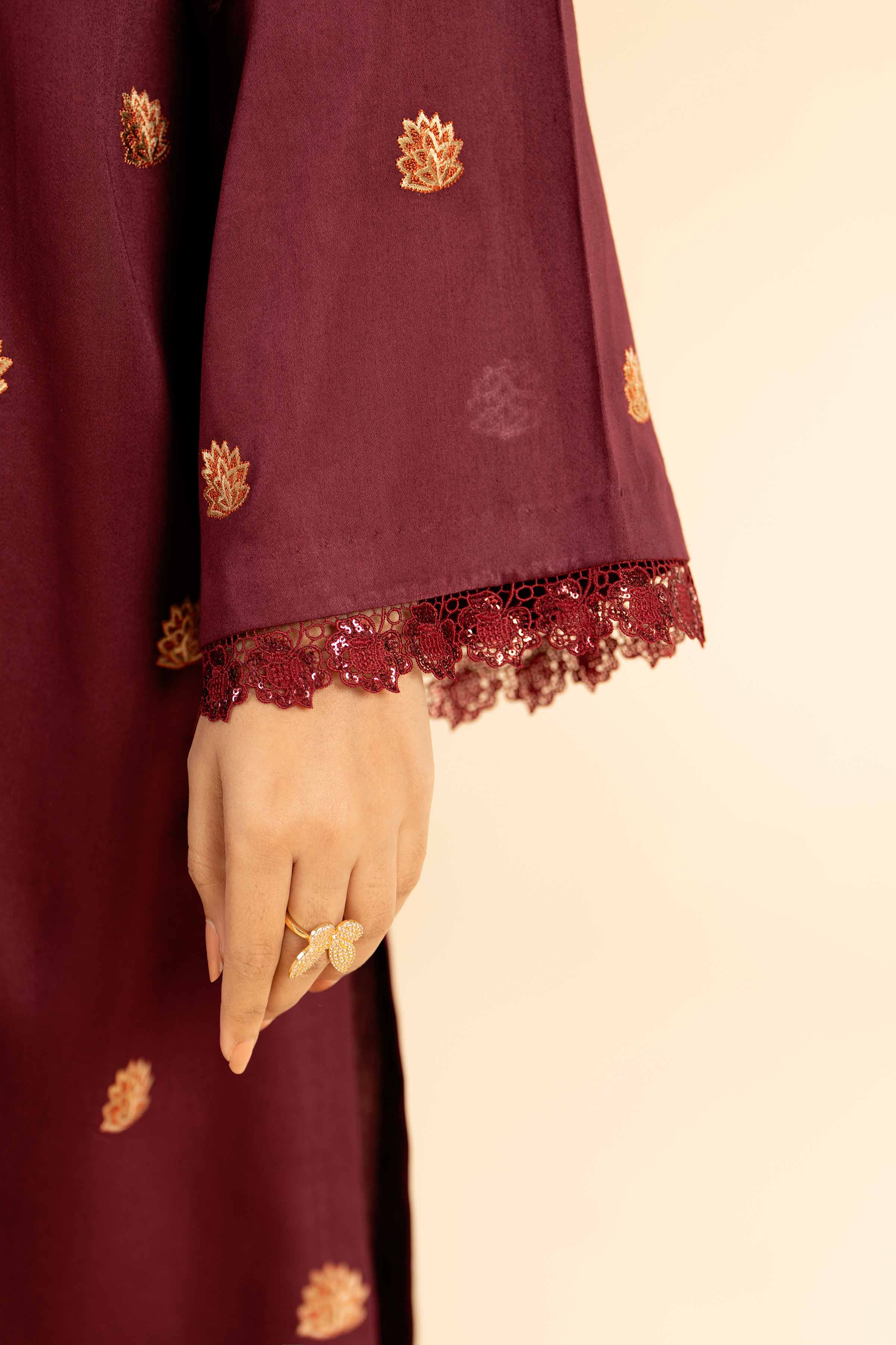 3 Piece - Embroidered Suit - 42501394 for Women - Unstitched Collection | Nishat | Shop Online
