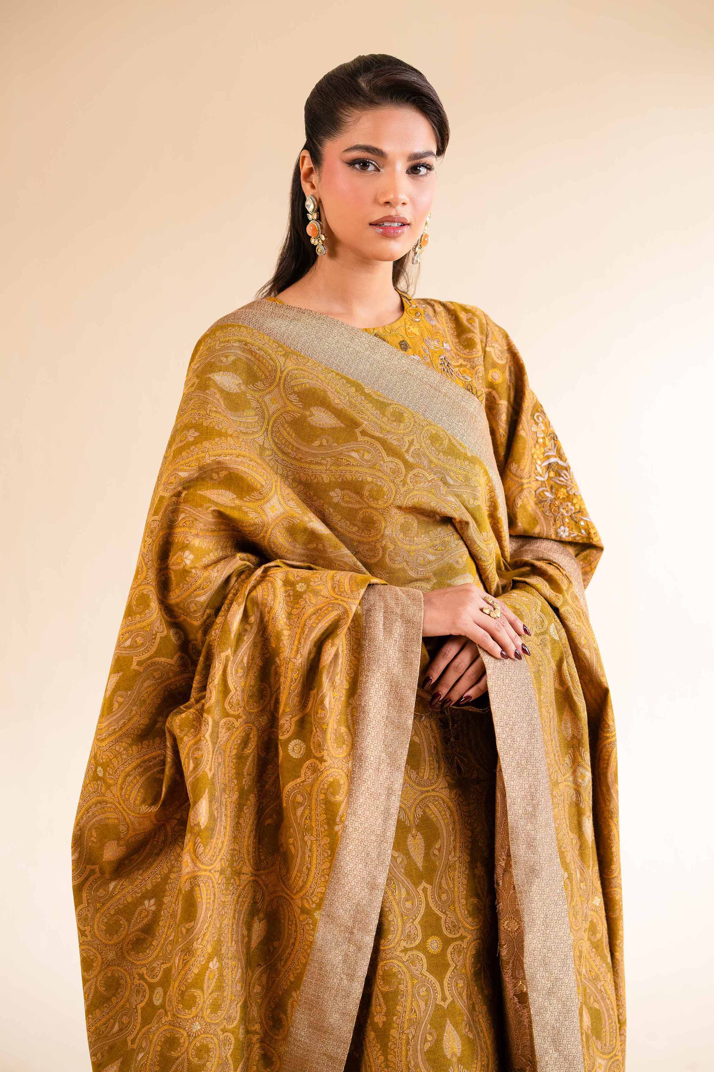 3 Piece - Jacquard Embroidered Suit - 42501401 for Women - Unstitched Collection | Nishat | Shop Online