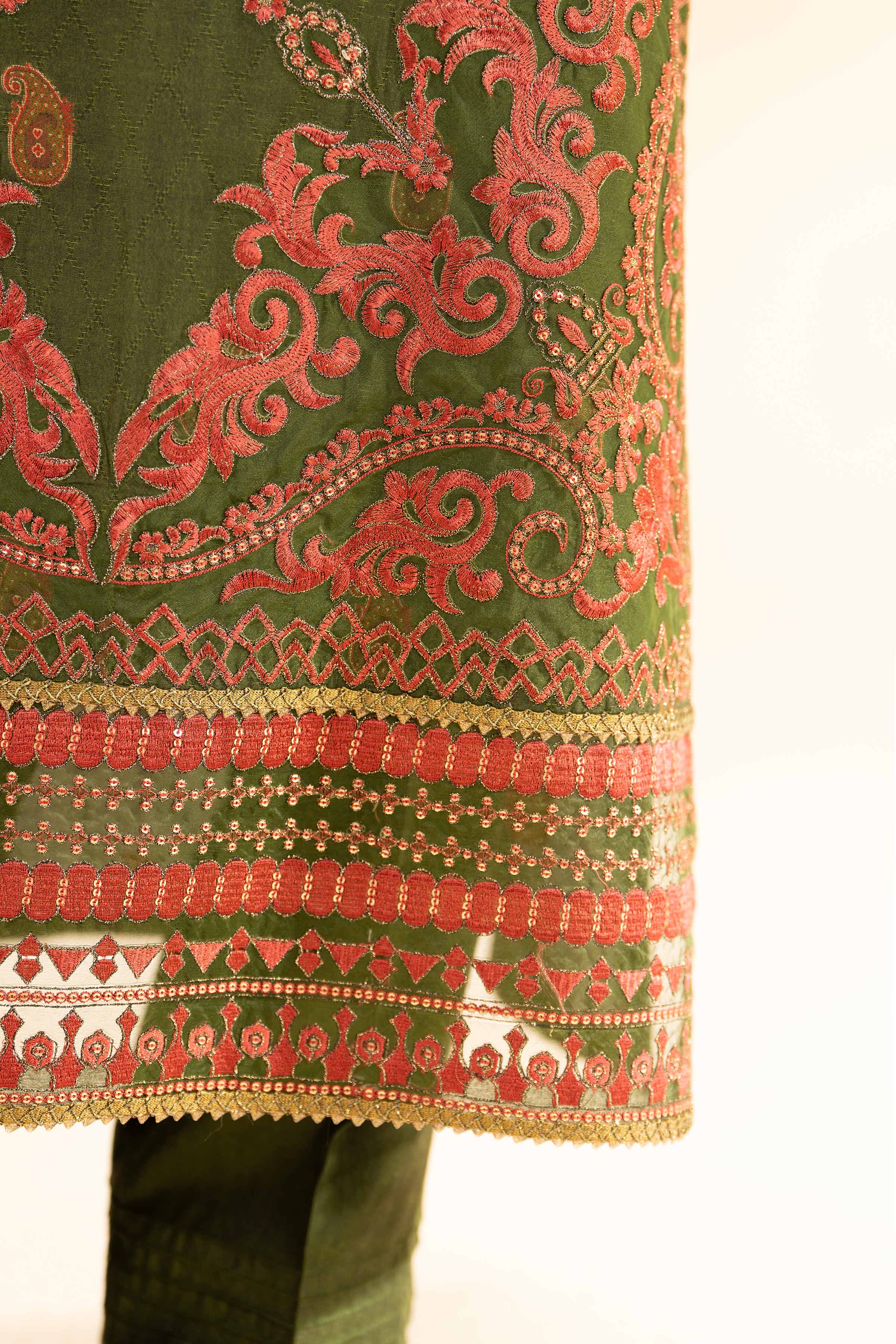 3 Piece - Jacquard Embroidered Suit - 42501404 for Women - Unstitched Collection | Nishat | Shop Online