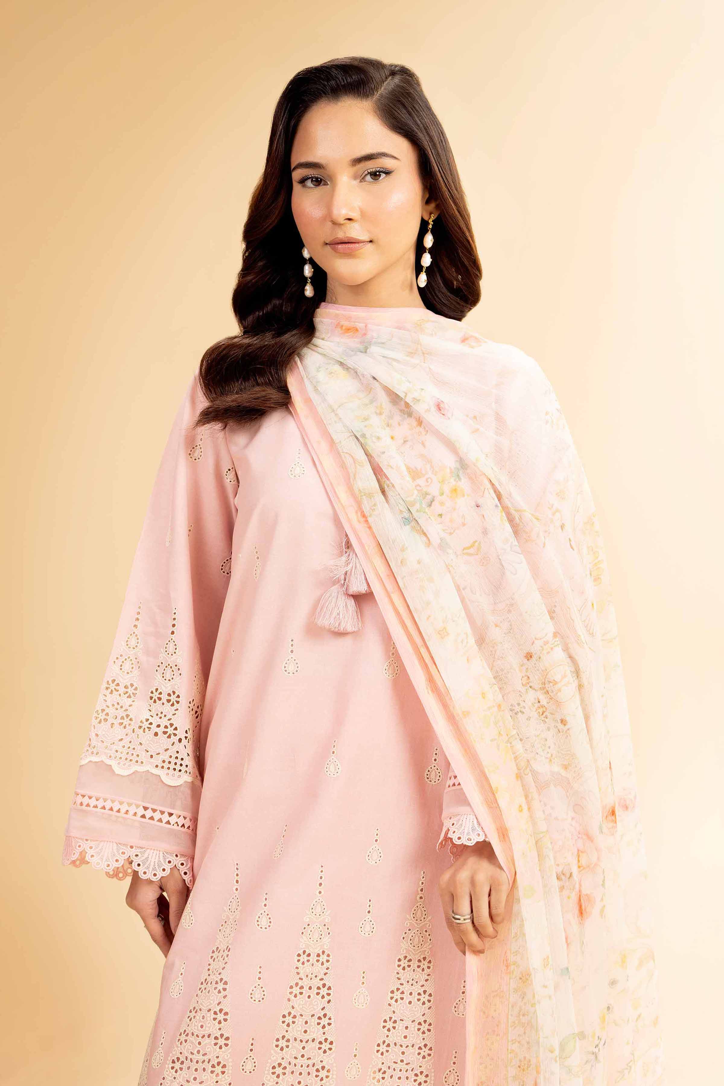 3 Piece - Embroidered Suit - 42501406 for Women - Unstitched Collection | Nishat | Shop Online