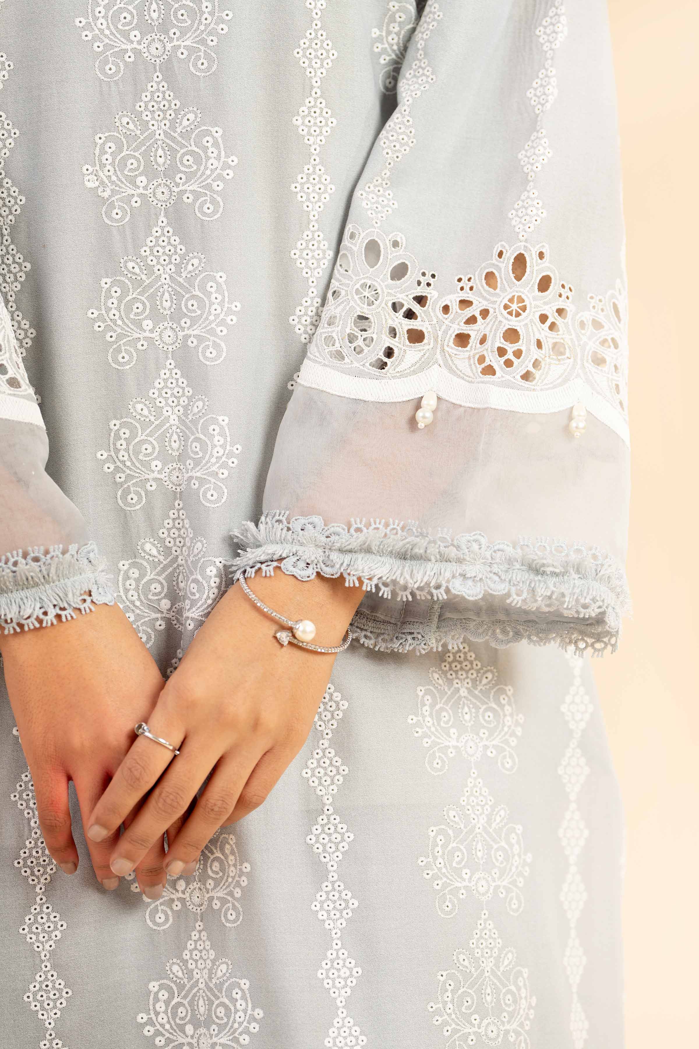 3 Piece - Embroidered Suit - 42501407 for Women - Unstitched Collection | Nishat | Shop Online