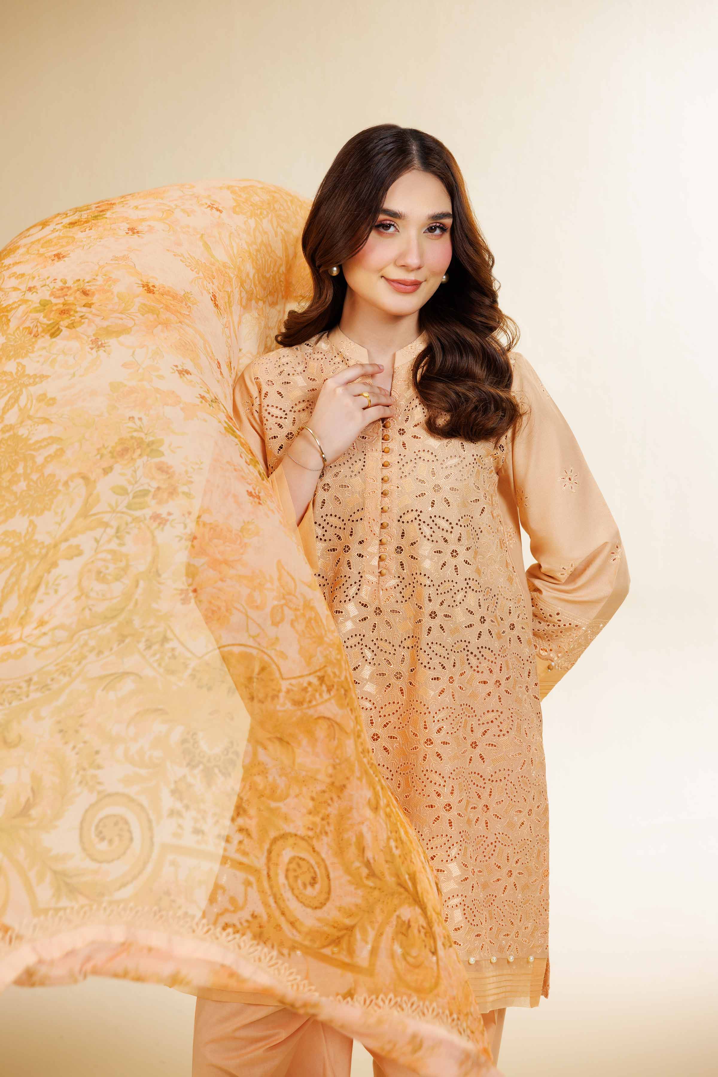 3 Piece - Embroidered Suit - 42501409 for Women - Unstitched Collection | Nishat | Shop Online