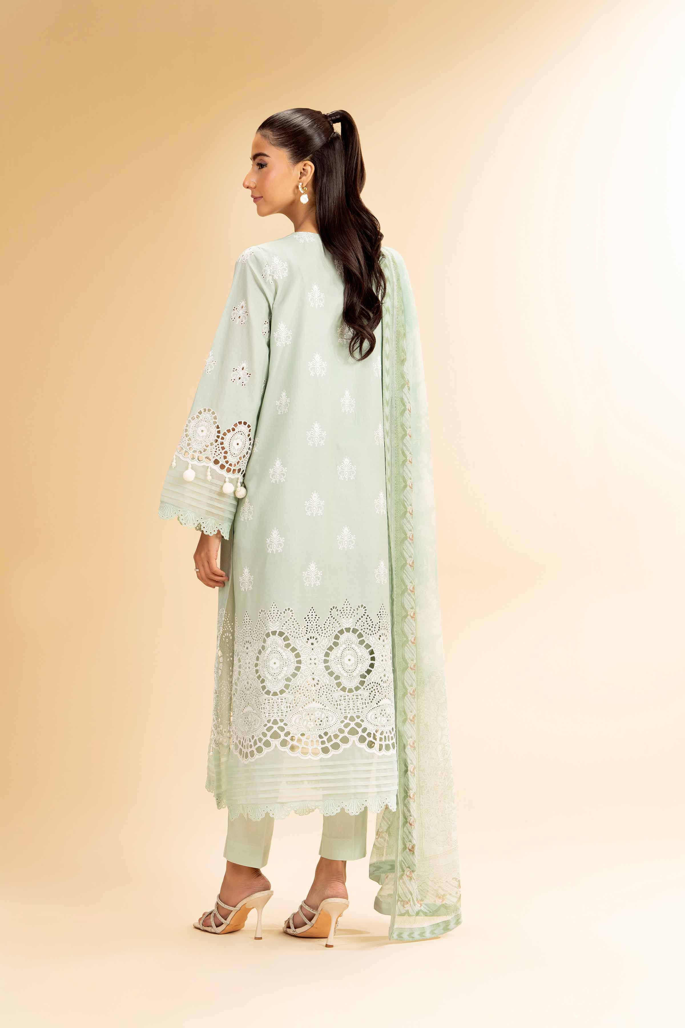 3 Piece - Embroidered Suit - 42501410 for Women - Unstitched Collection | Nishat | Shop Online