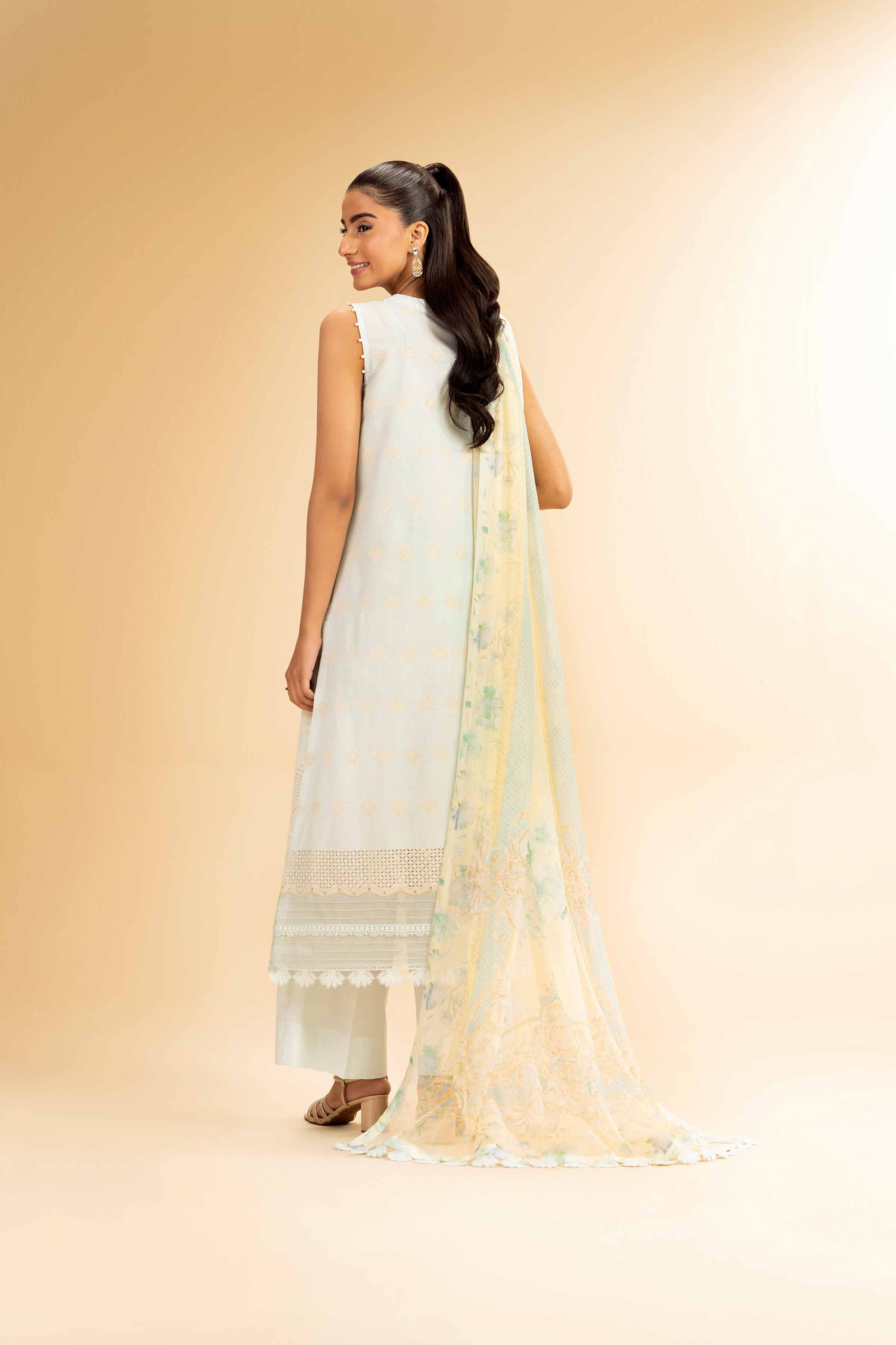 3 Piece - Embroidered Suit - 42501412 for Women - Unstitched Collection | Nishat | Shop Online