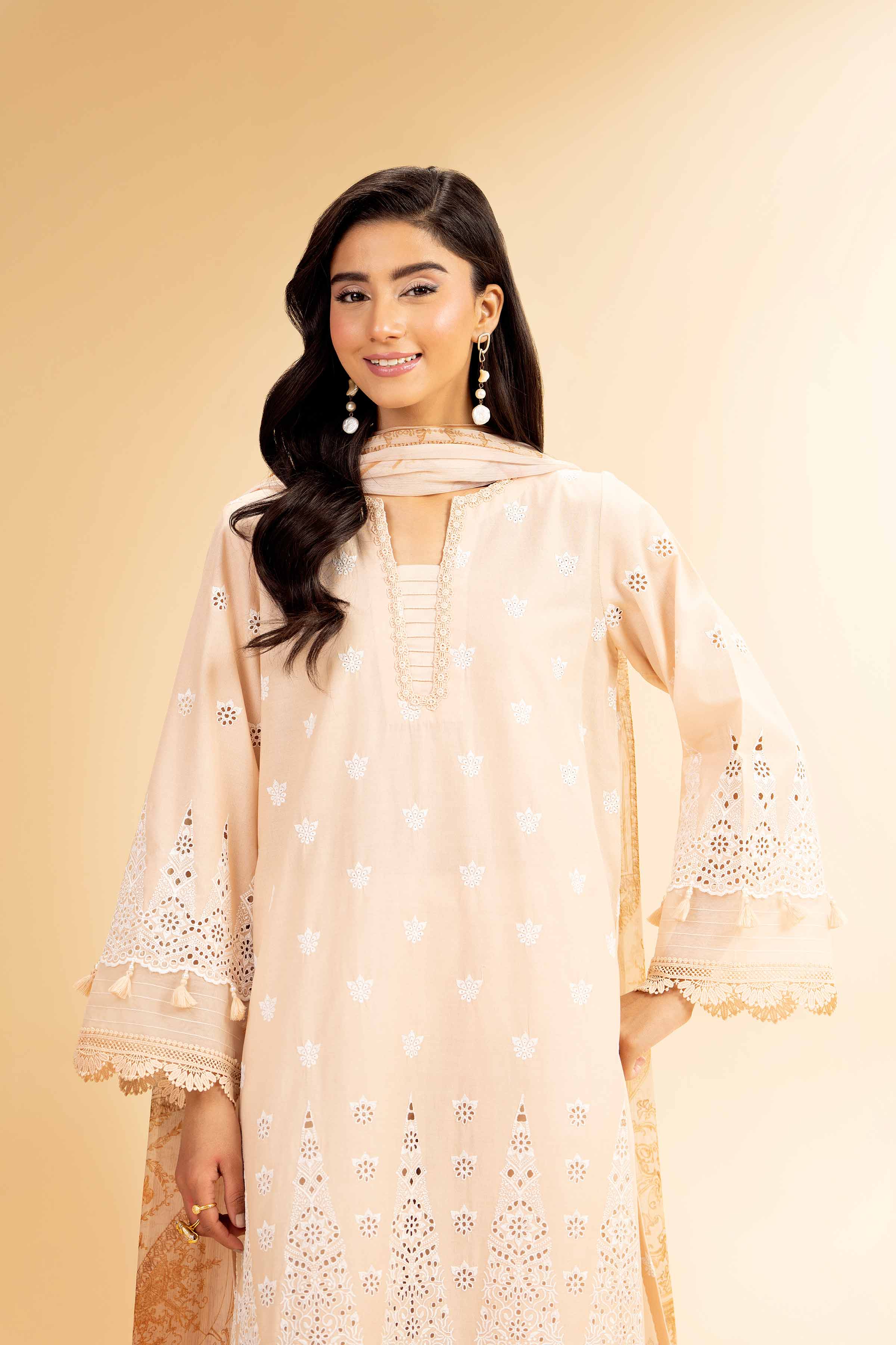 3 Piece - Embroidered Suit - 42501414 for Women - Unstitched Collection | Nishat | Shop Online