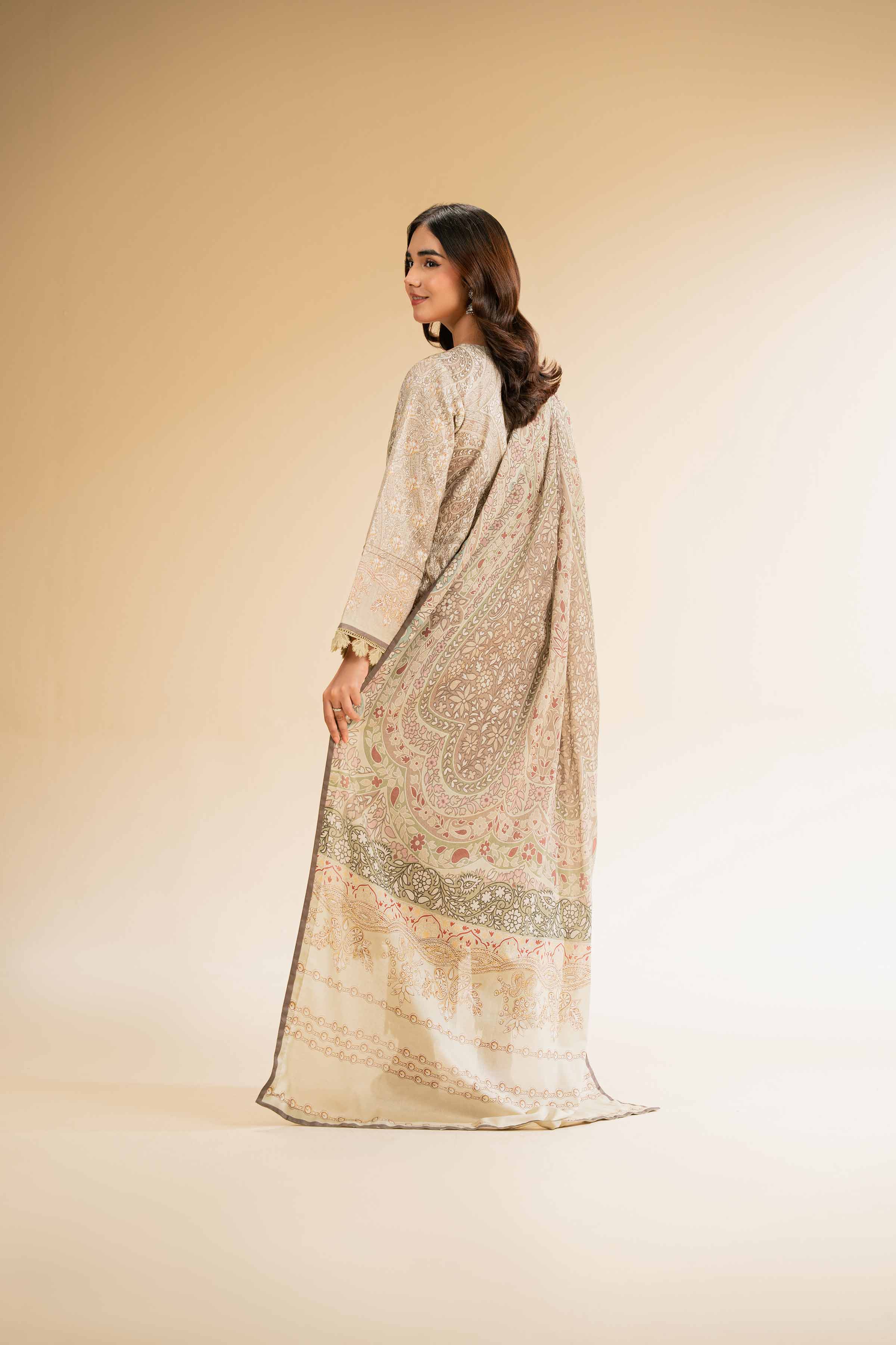 3 Piece - Digital Printed Embroidered Suit - 42501432 for Women - Unstitched Collection | Nishat | Shop Online