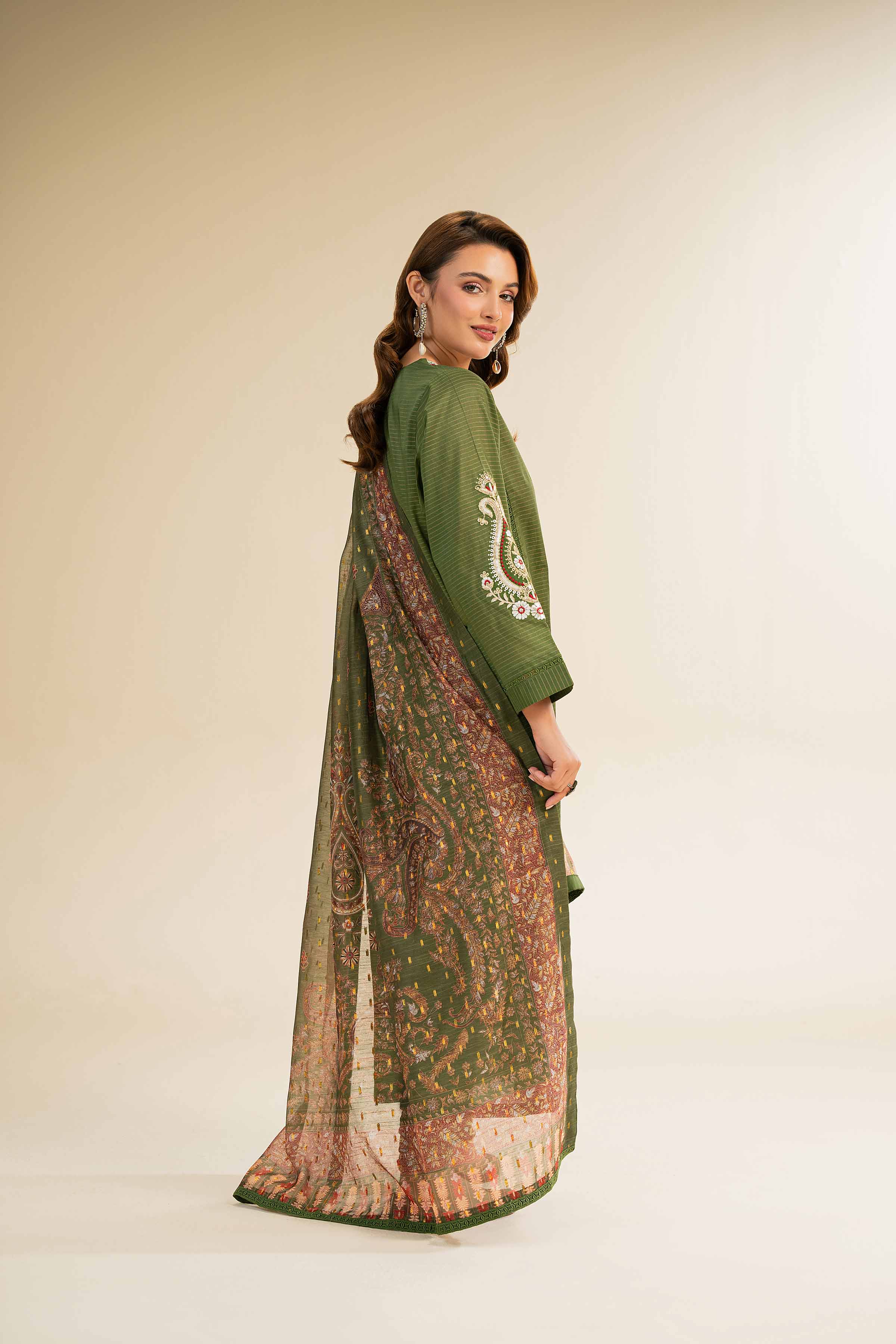 3 Piece - Embroidered Suit - 42501436 for Women - Unstitched Collection | Nishat | Shop Online