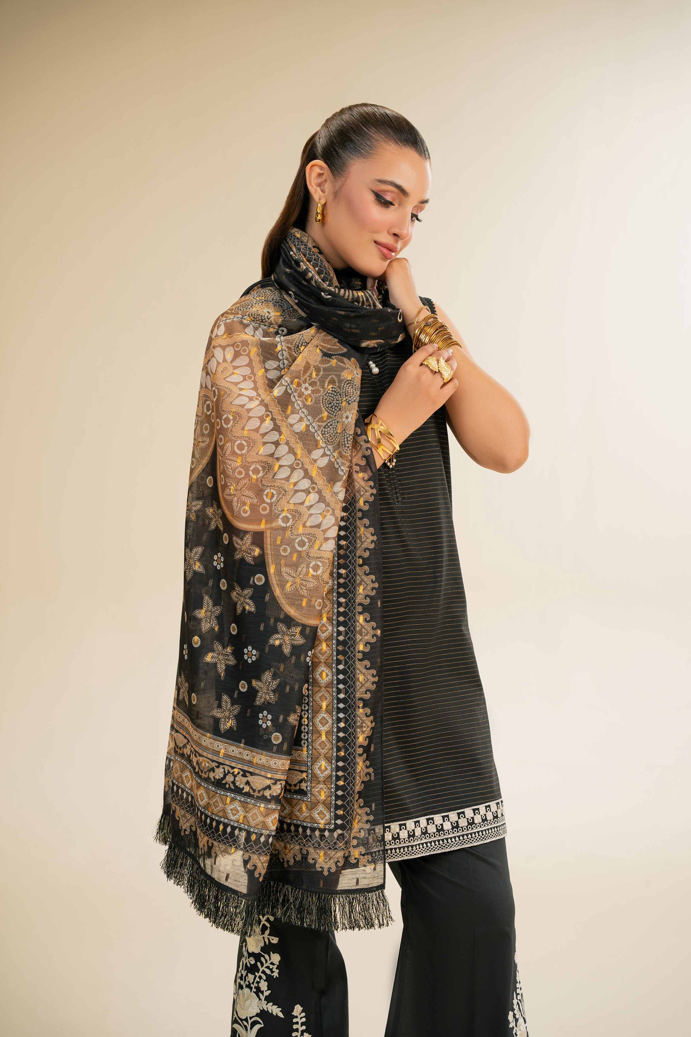 3 Piece - Embroidered Suit - 42501438 for Women - Unstitched Collection | Nishat | Shop Online