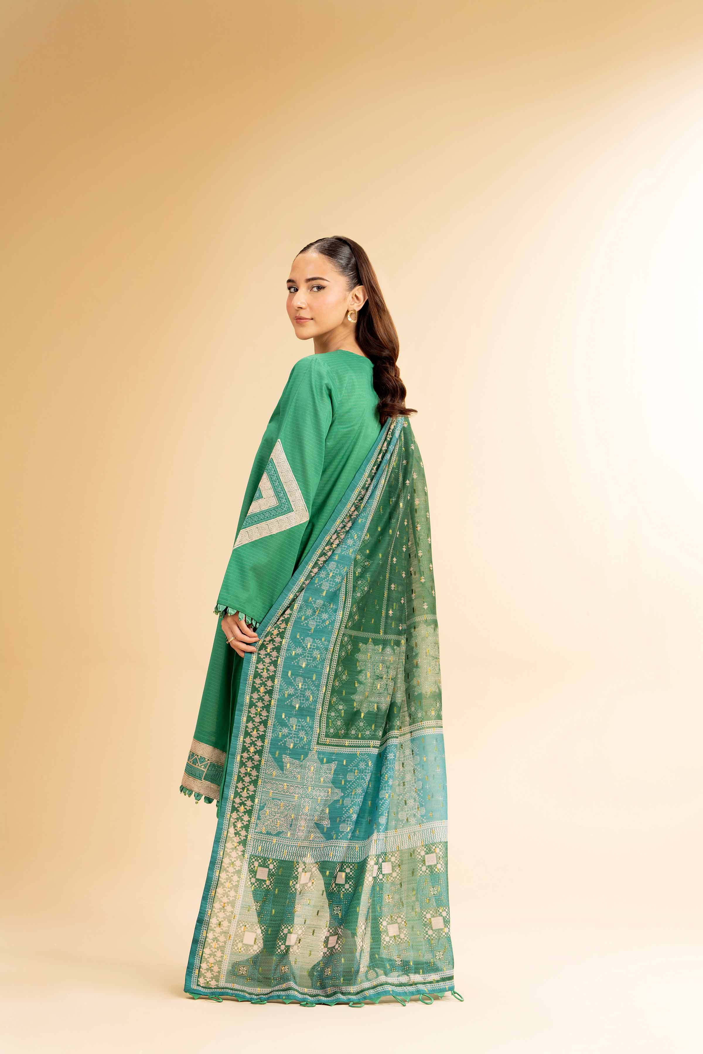 3 Piece - Embroidered Suit - 42501441 for Women - Unstitched Collection | Nishat | Shop Online
