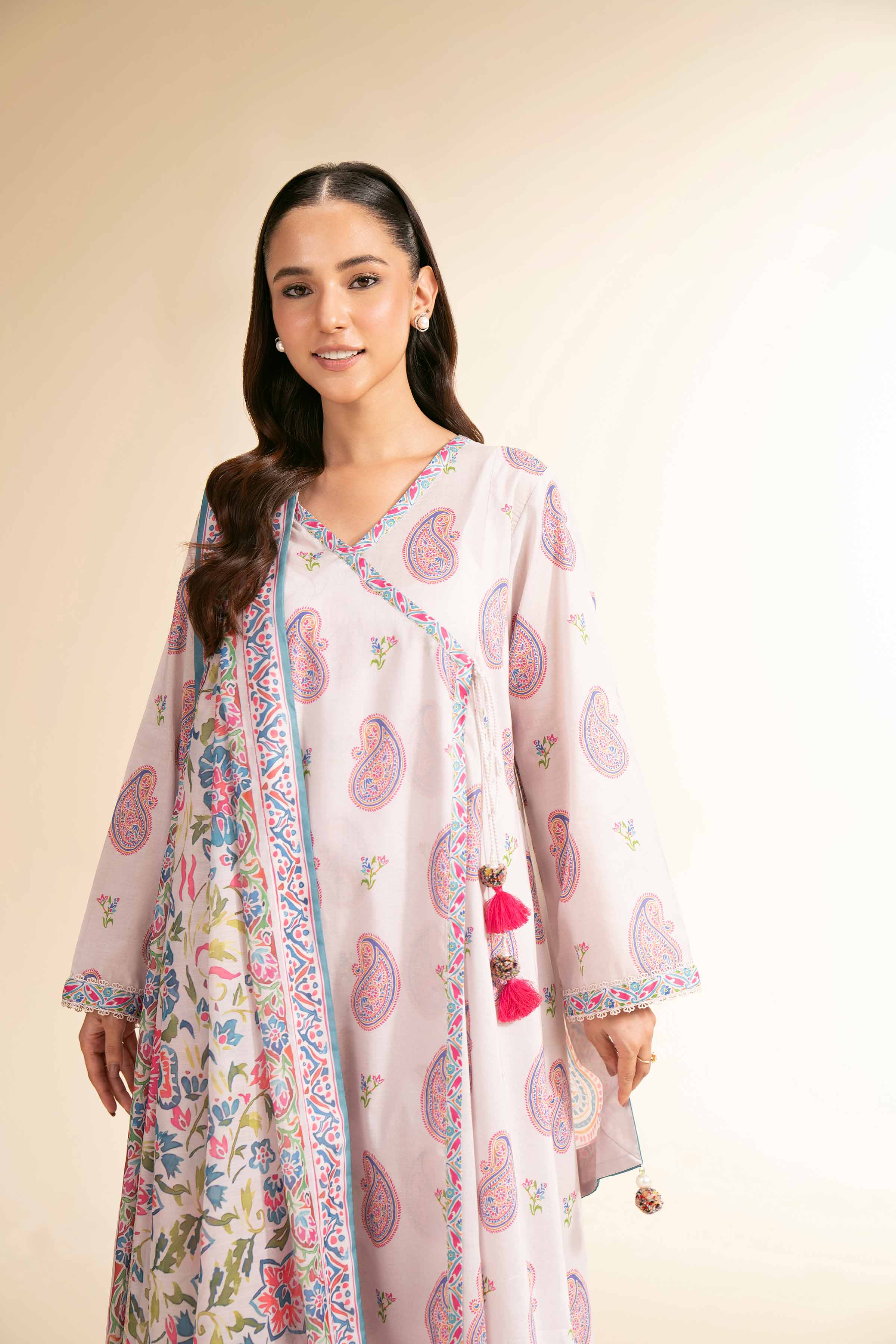 3 Piece - Printed Suit - 42501458 for Women - Unstitched Collection | Nishat | Shop Online