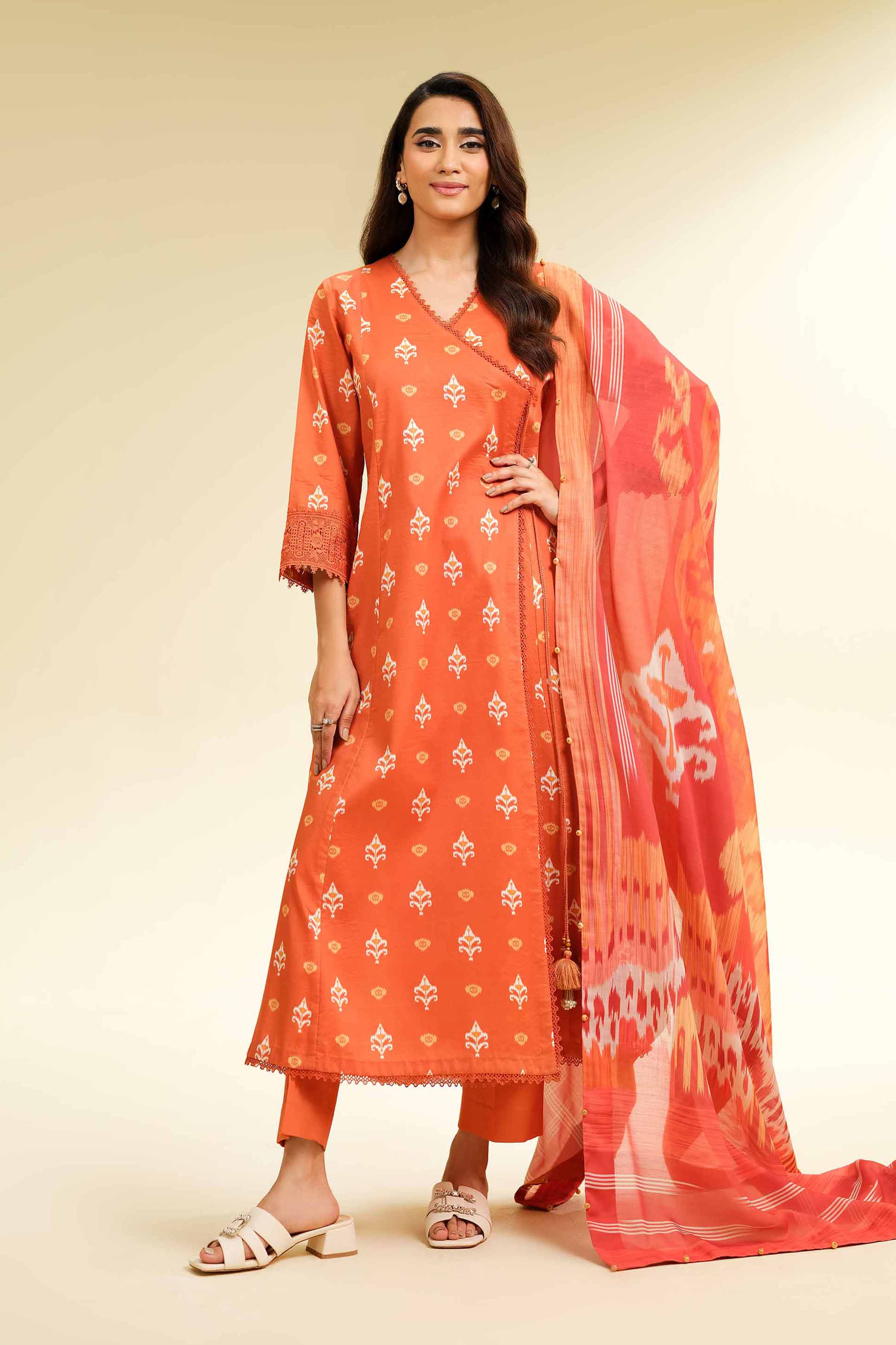 3 Piece - Printed Suit - 42501465 for Women - Unstitched Collection | Nishat | Shop Online