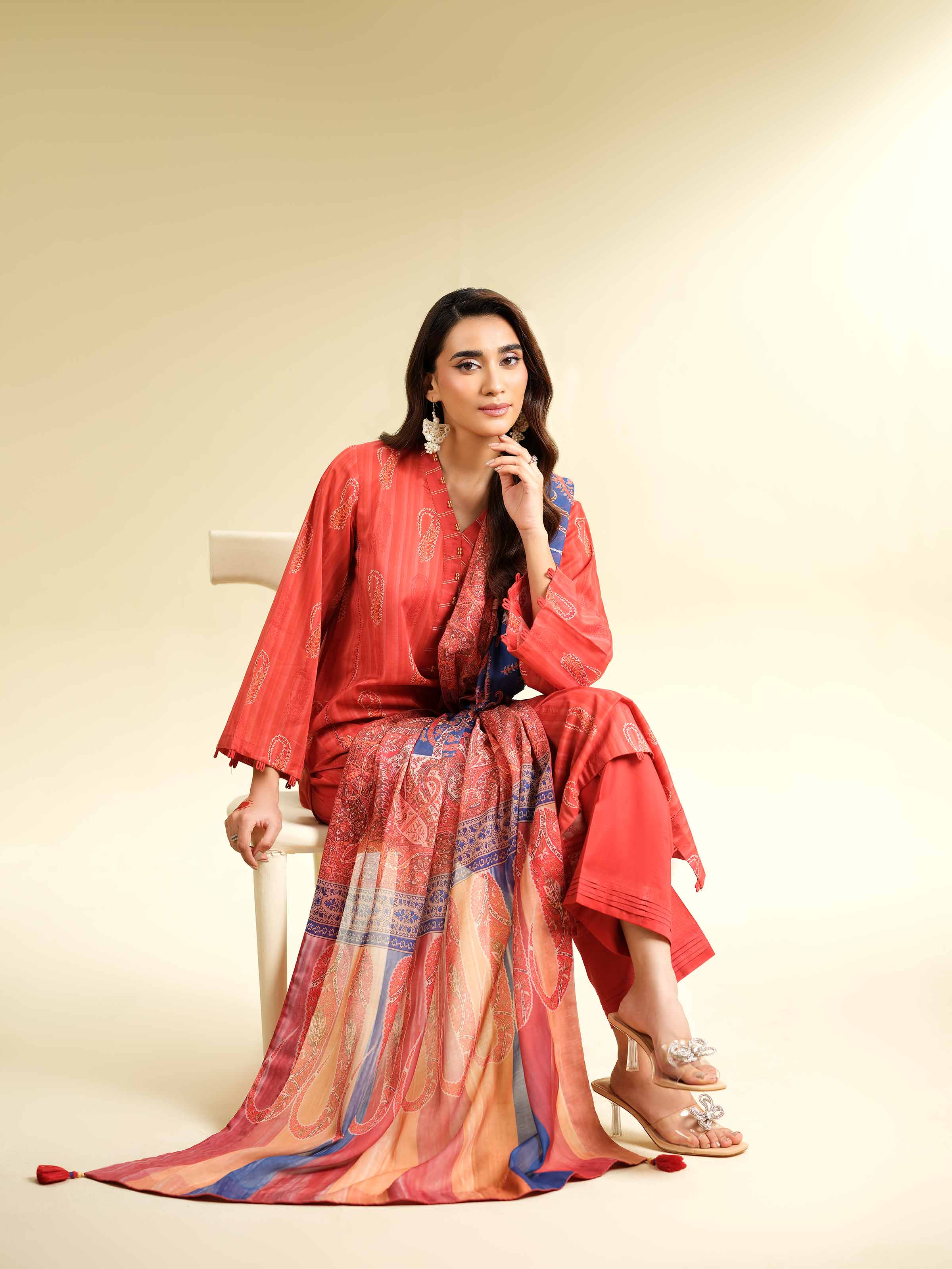 3 Piece - Printed Suit - 42501468 for Women - Unstitched Collection | Nishat | Shop Online