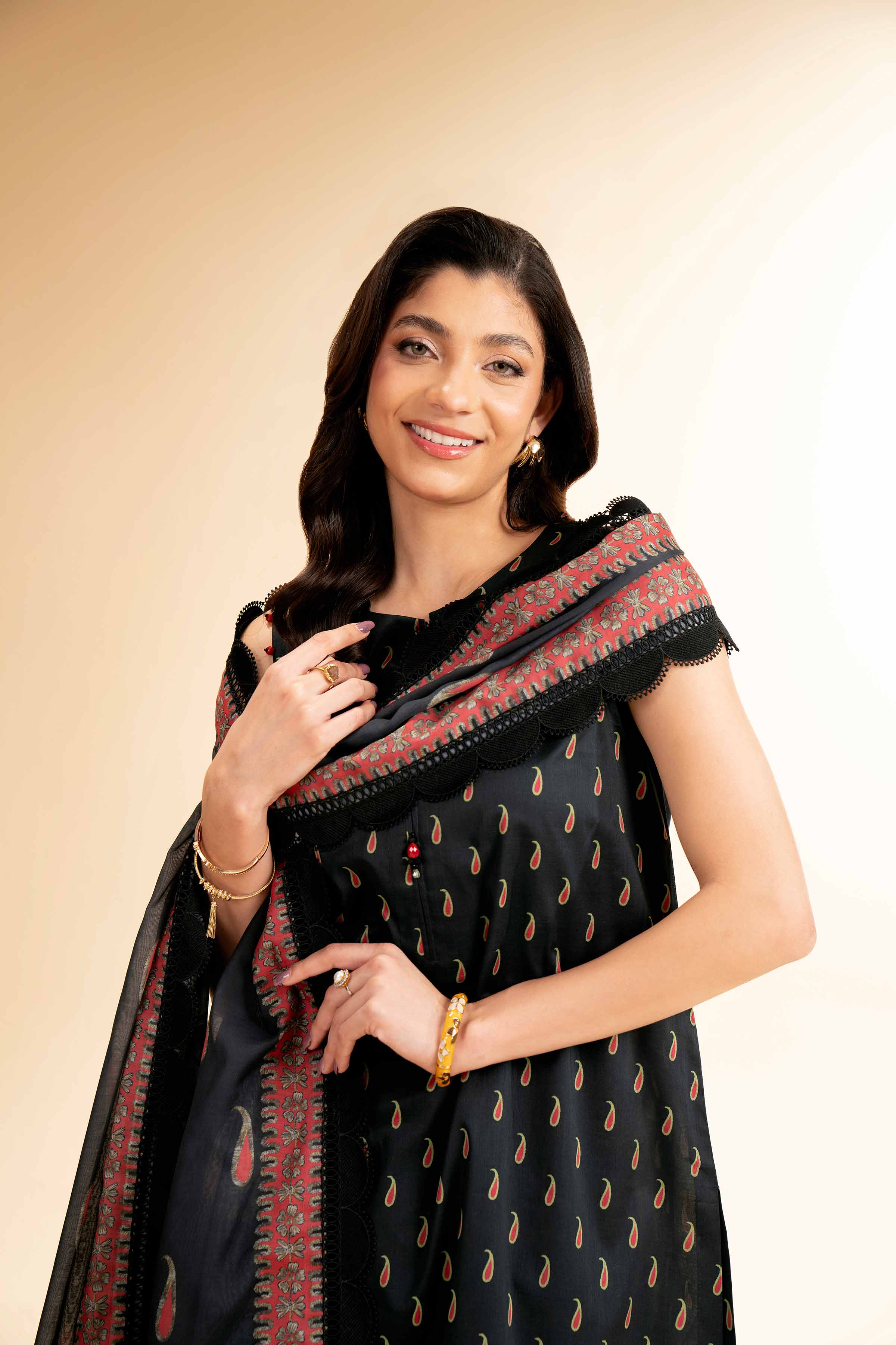 3 Piece - Printed Suit - 42501474 for Women - Unstitched Collection | Nishat | Shop Online