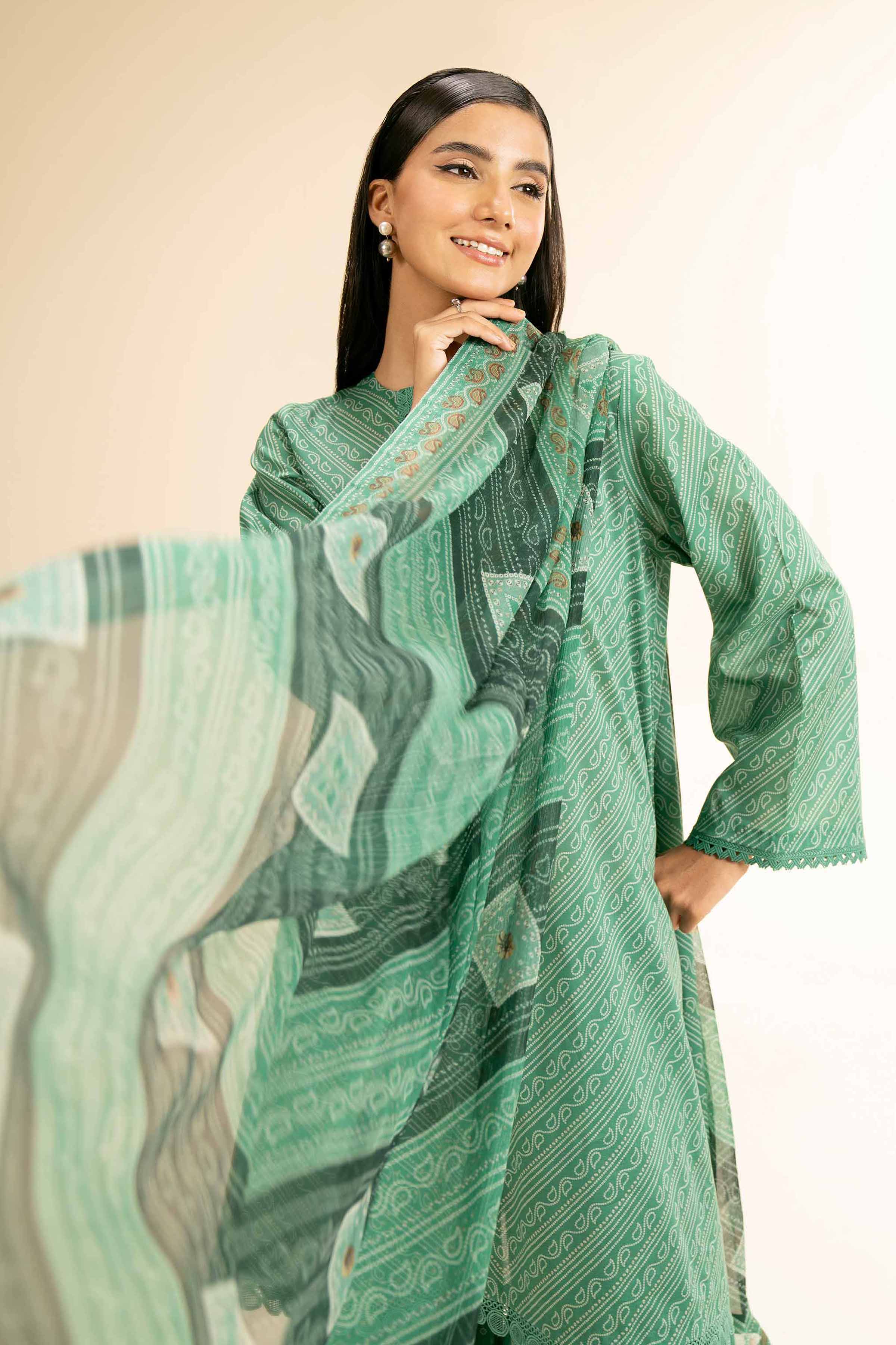3 Piece - Printed Suit - 42501487 for Women - Unstitched Collection | Nishat | Shop Online