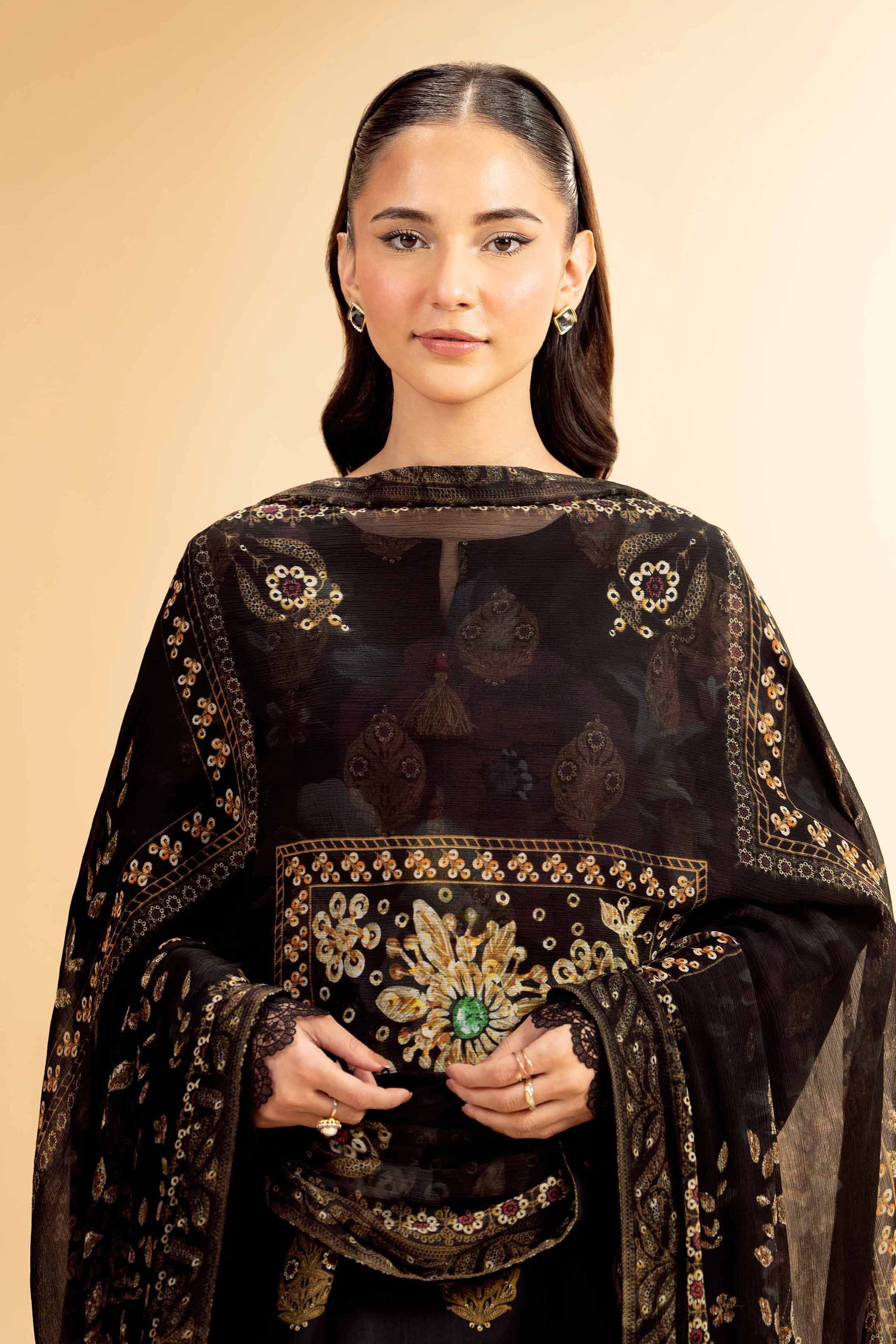 3 Piece - Printed Suit - 42501491 for Women - Unstitched Collection | Nishat | Shop Online