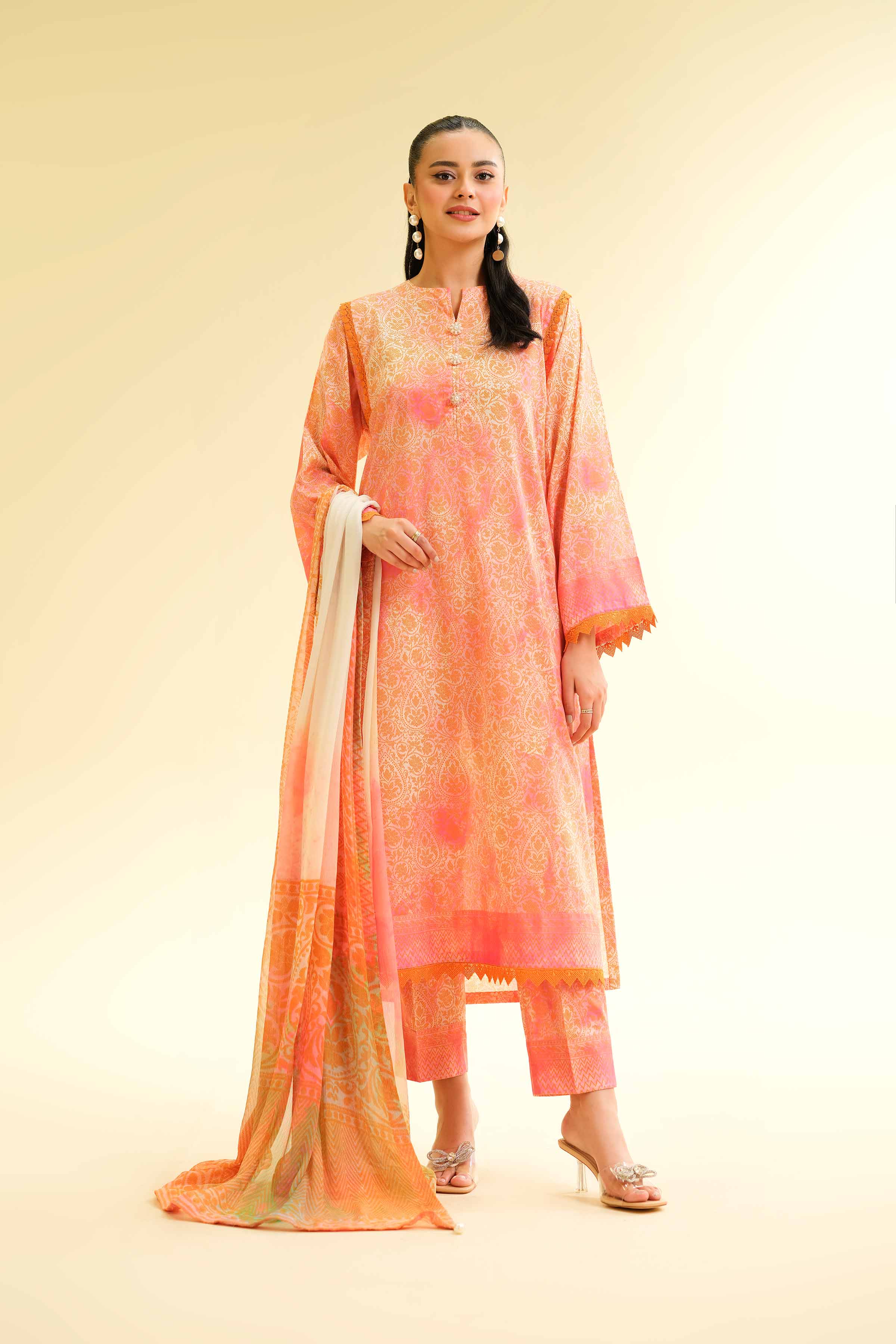 3 Piece - Printed Suit - 42501492 for Women - Unstitched Collection | Nishat | Shop Online