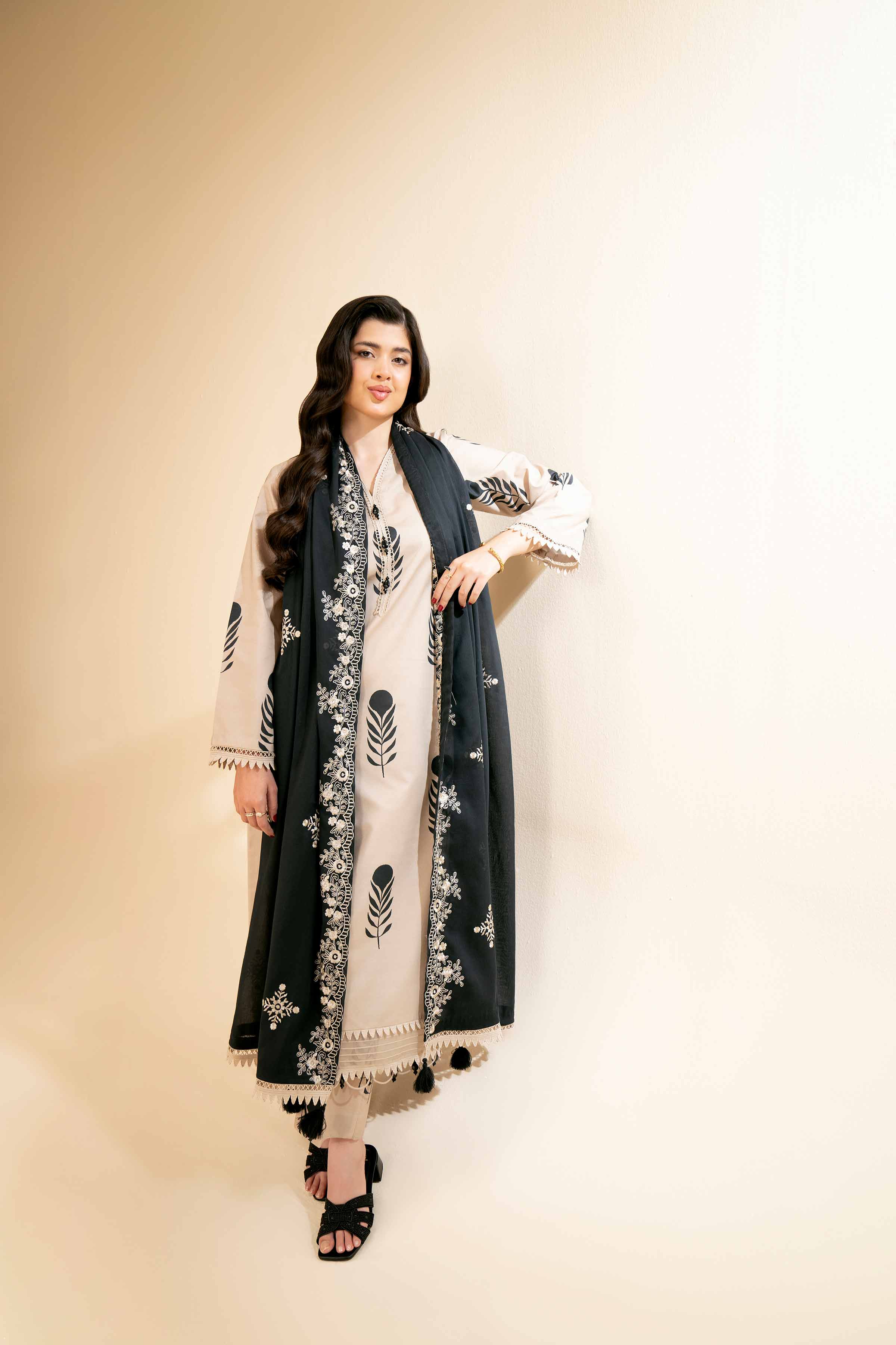 3 Piece - Printed Embroidered Suit - 42501500 for Women - Unstitched Collection | Nishat | Shop Online