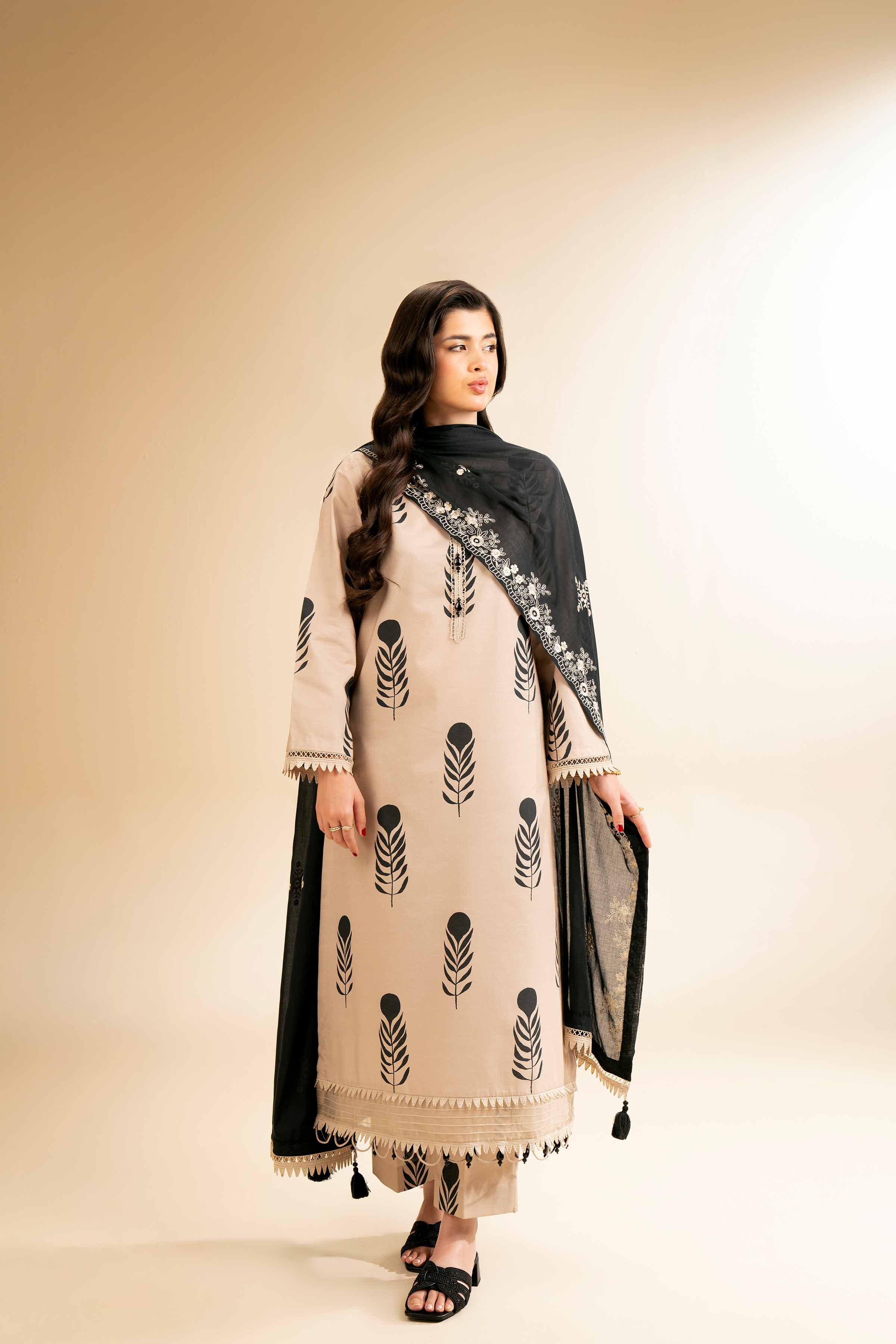 3 Piece - Printed Embroidered Suit - 42501500 for Women - Unstitched Collection | Nishat | Shop Online