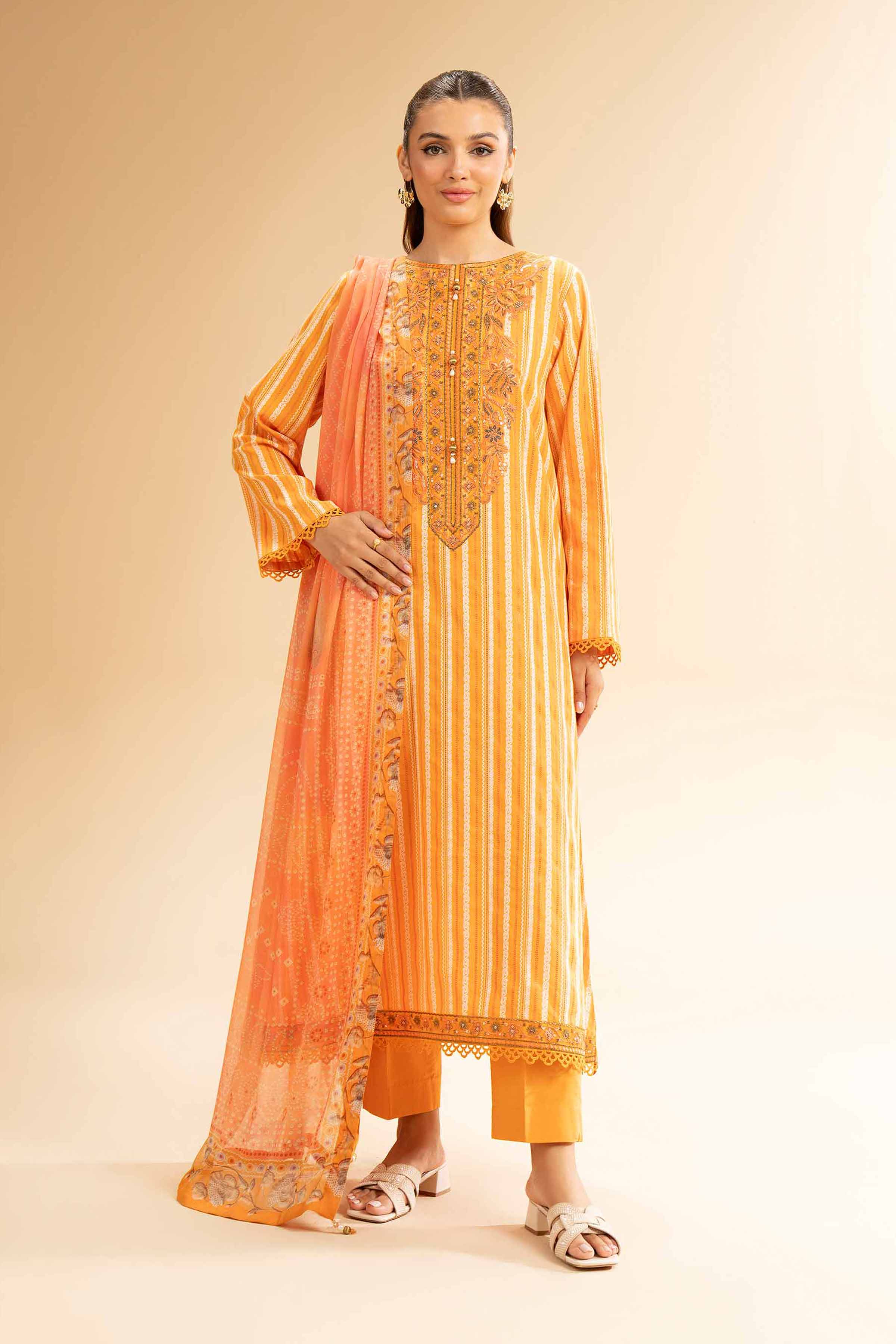2 Piece - Digital Printed Suit - 42501515 for Women - Unstitched Collection | Nishat | Shop Online