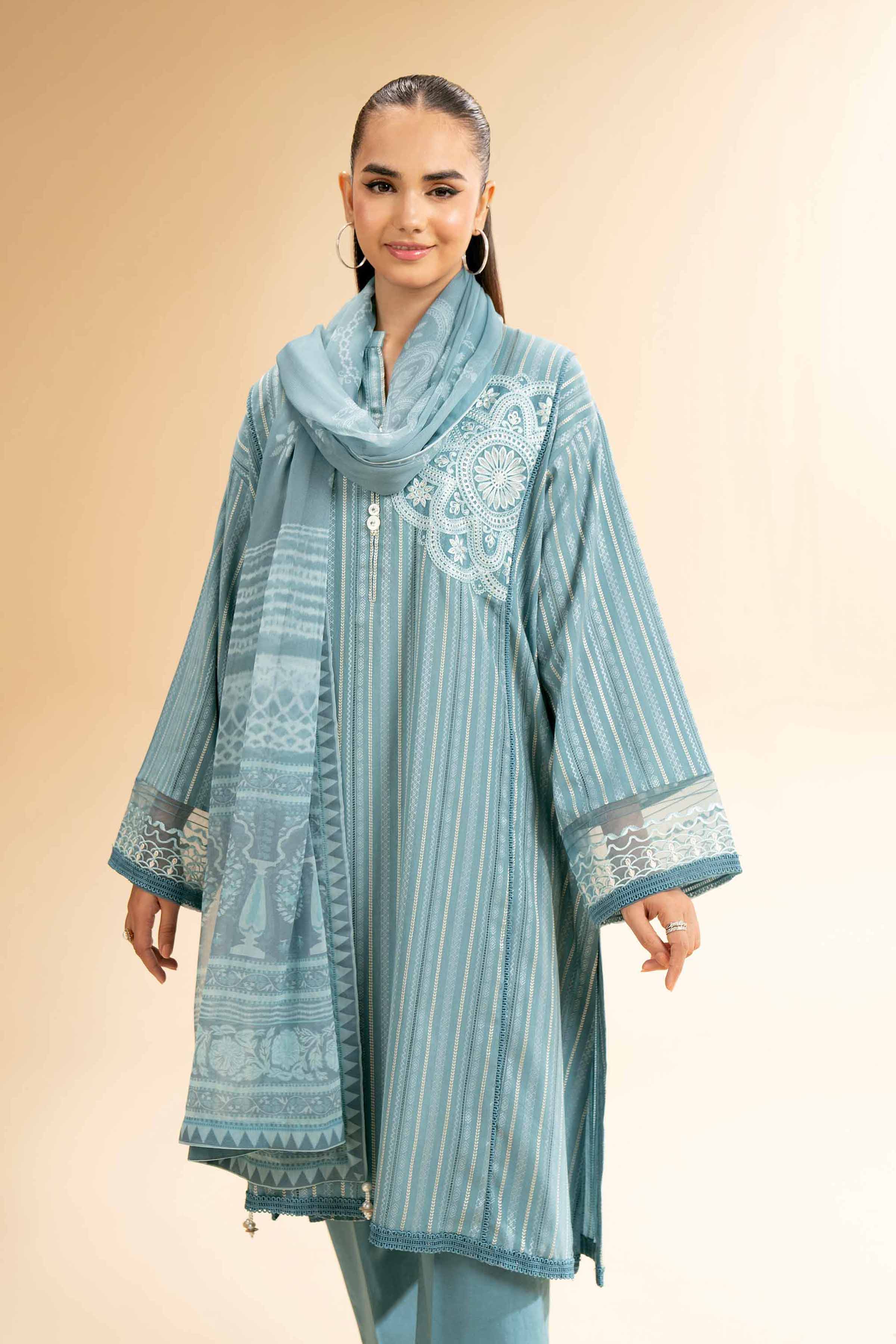 2 Piece - Digital Printed Suit - 42501517 for Women - Unstitched Collection | Nishat | Shop Online