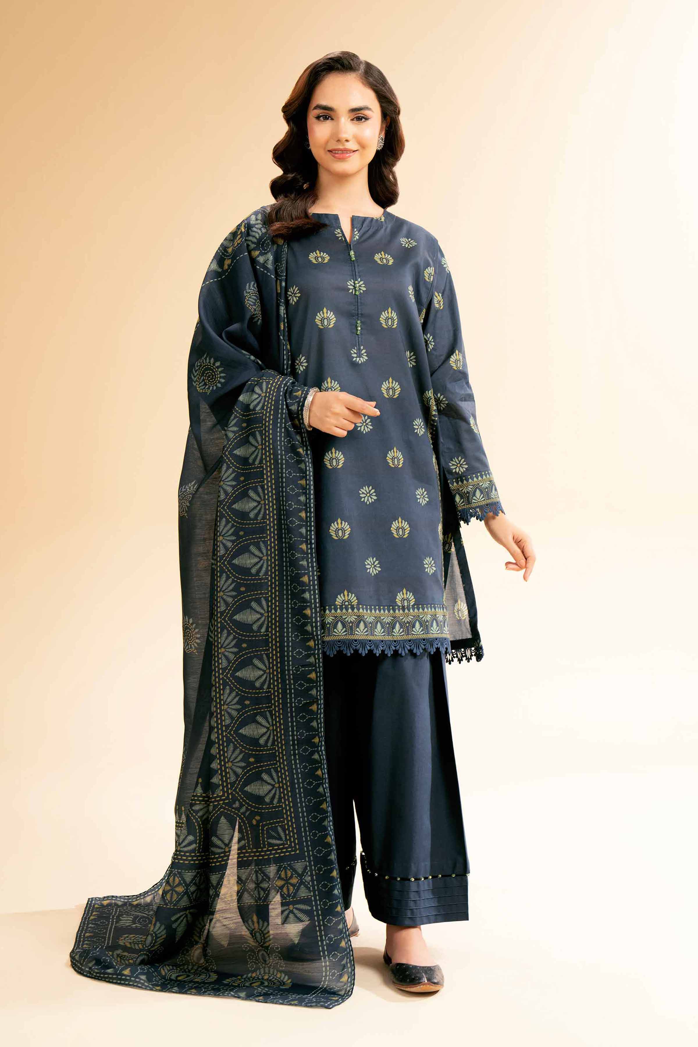 2 Piece - Digital Printed Suit - 42501521 for Women - Unstitched Collection | Nishat | Shop Online