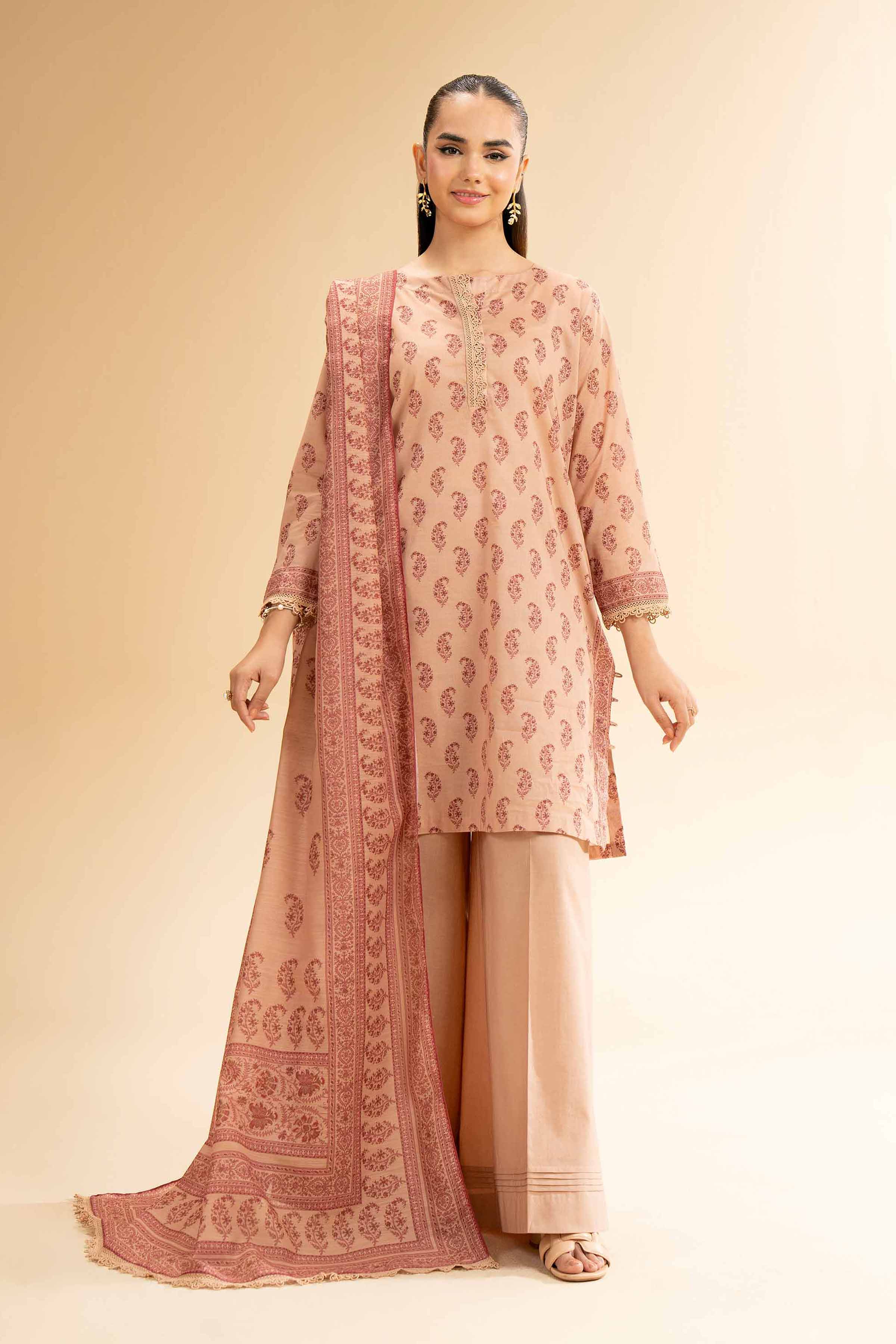 2 Piece - Digital Printed Suit - 42501522 for Women - Unstitched Collection | Nishat | Shop Online