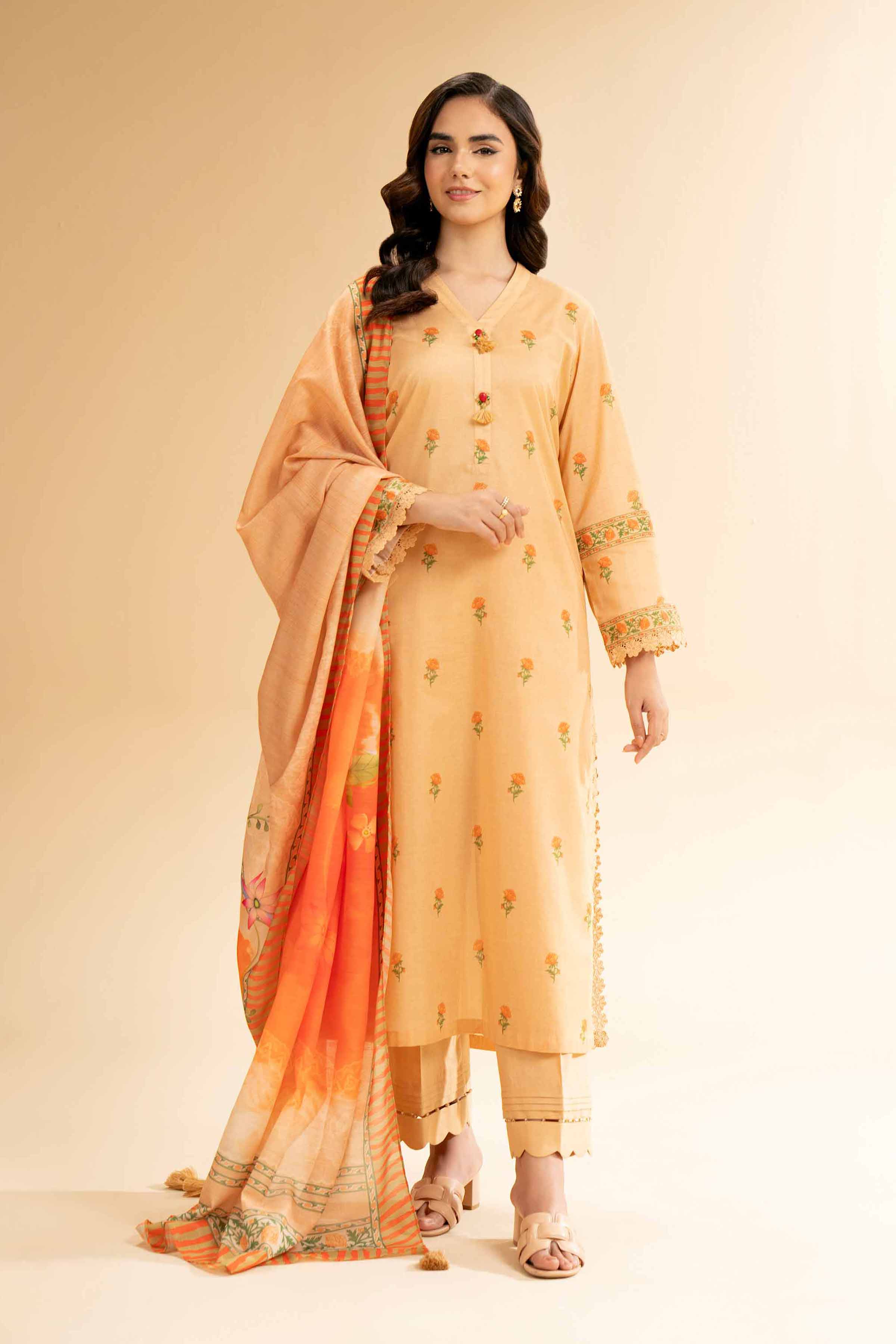 2 Piece - Digital Printed Suit - 42501523 for Women - Unstitched Collection | Nishat | Shop Online