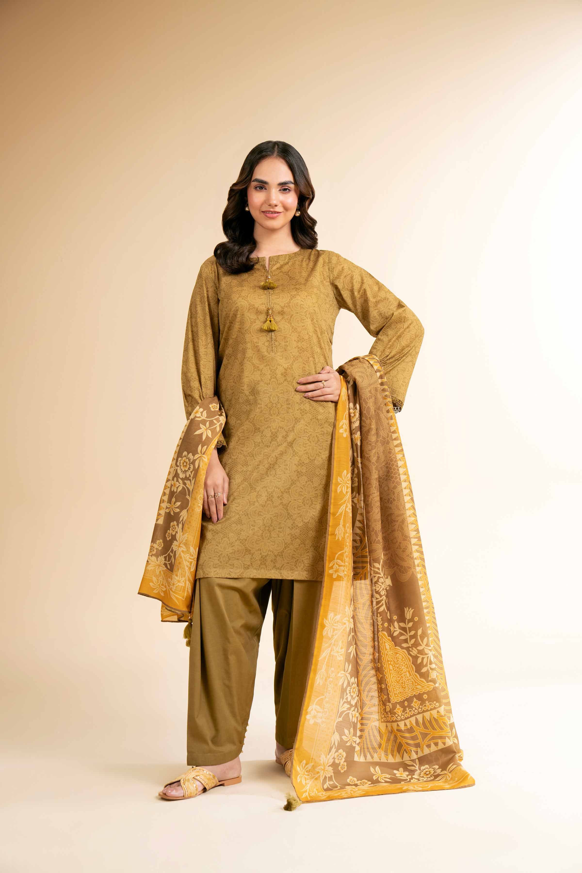 2 Piece - Digital Printed Suit - 42501524 for Women - Unstitched Collection | Nishat | Shop Online