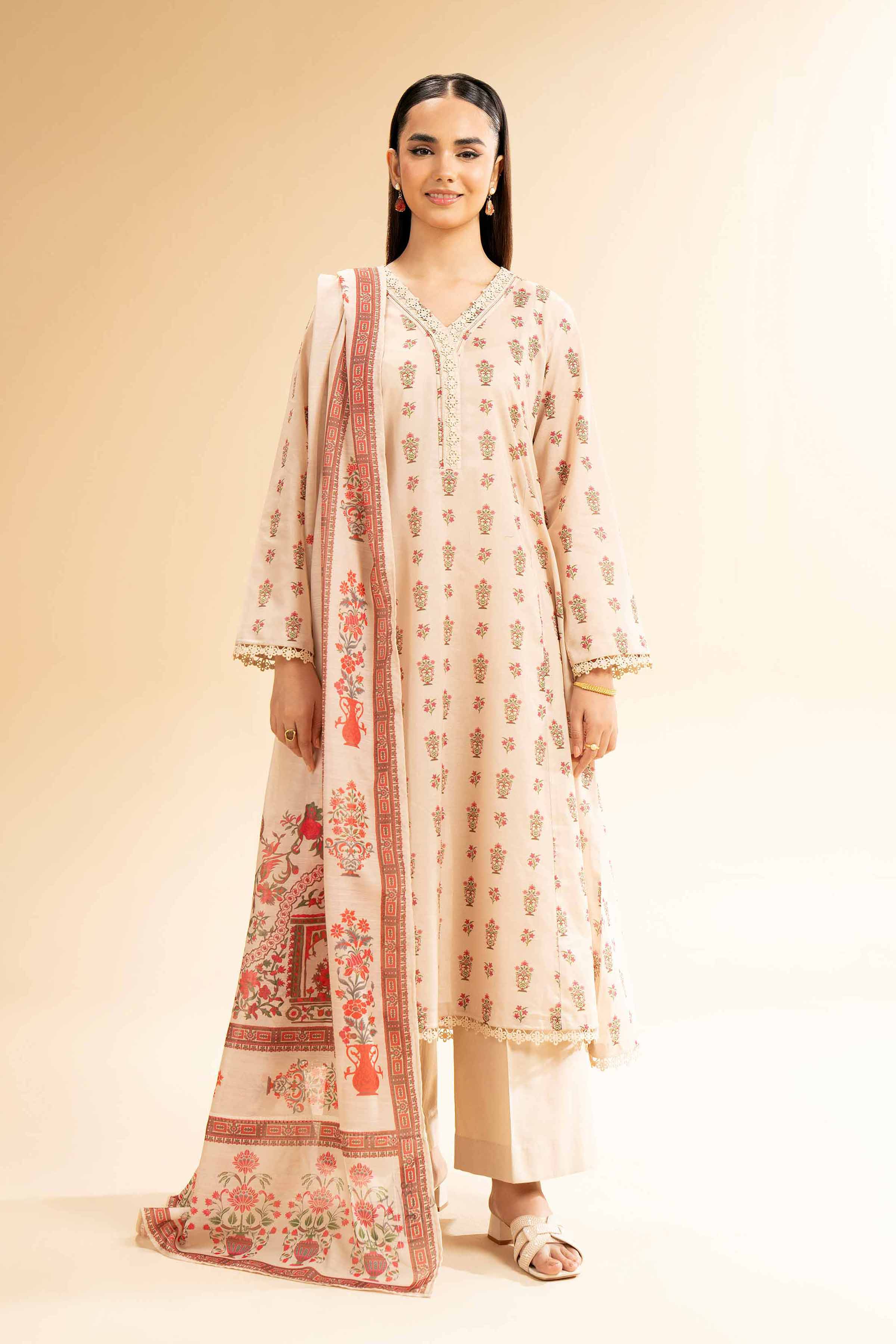 2 Piece - Digital Printed Suit - 42501526 for Women - Unstitched Collection | Nishat | Shop Online