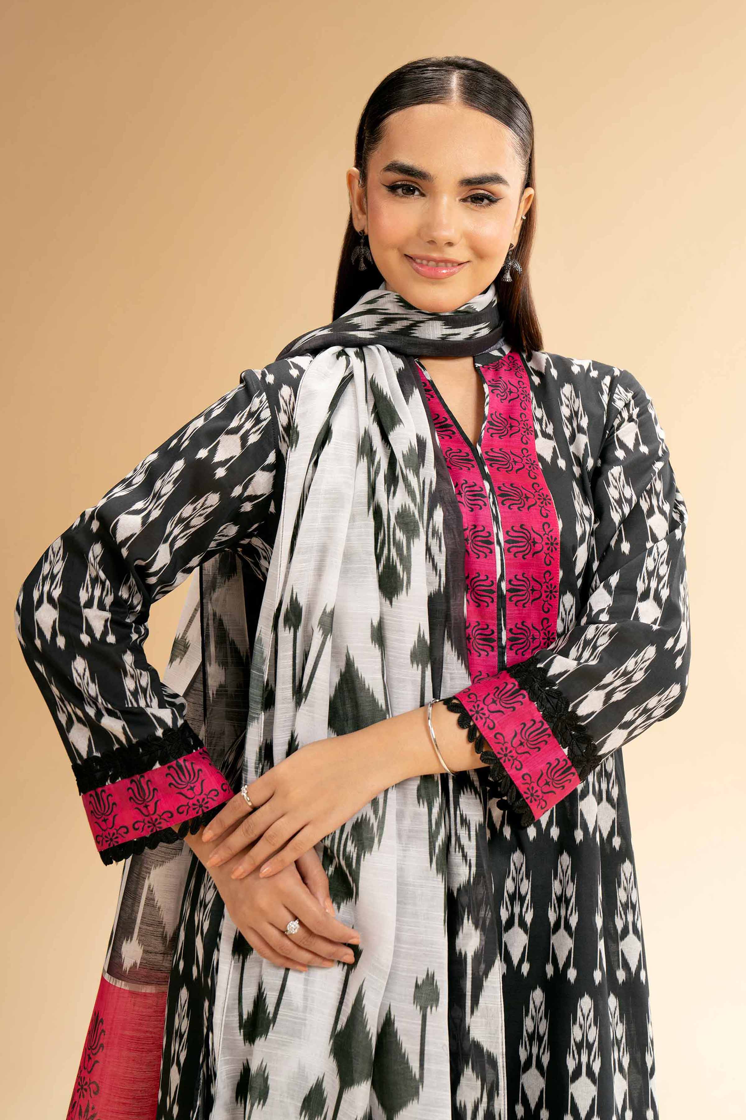 2 Piece - Digital Printed Suit - 42501527 for Women - Unstitched Collection | Nishat | Shop Online