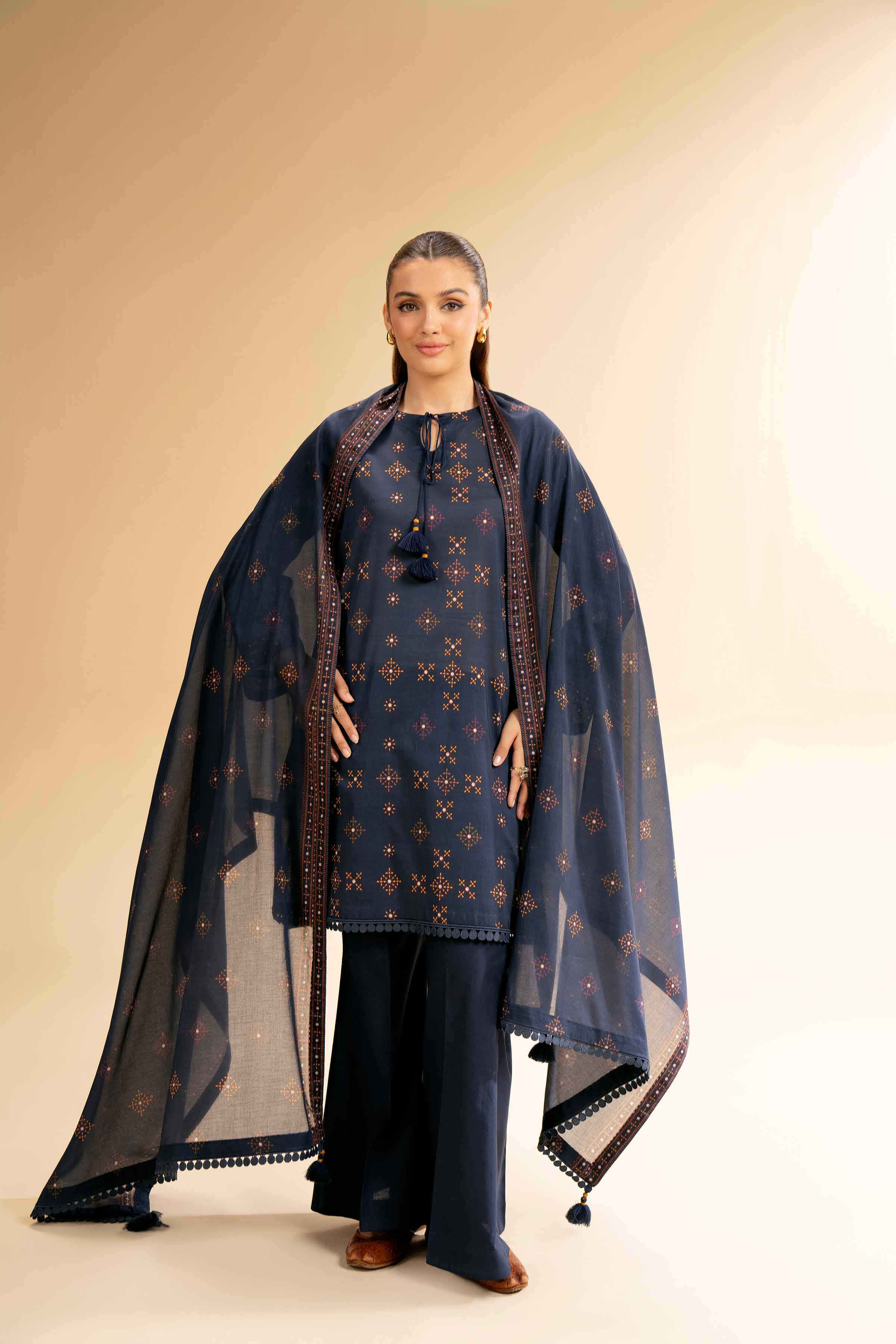 2 Piece - Printed Suit - 42501529 for Women - Unstitched Collection | Nishat | Shop Online