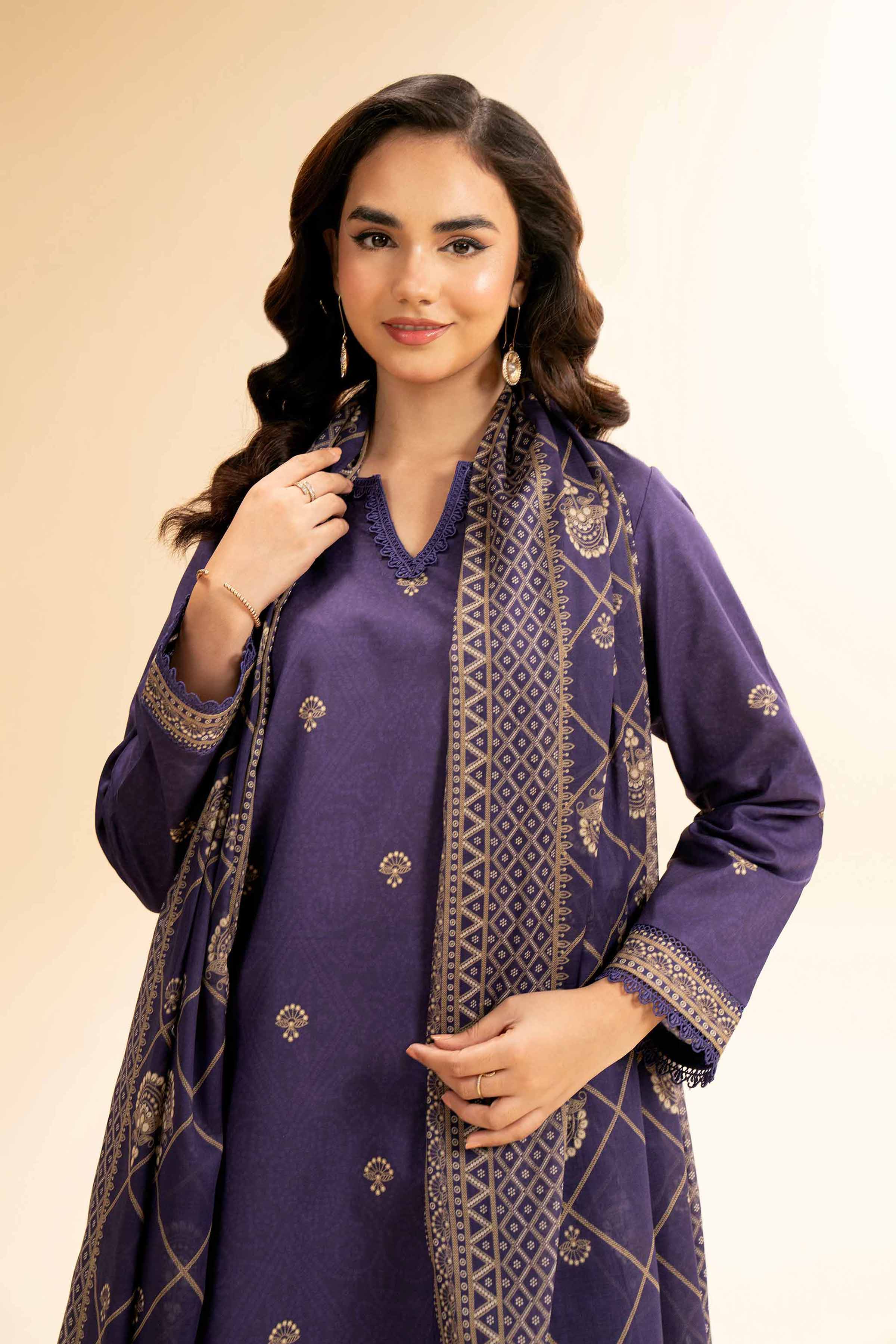 2 Piece - Printed Suit - 42501531 for Women - Unstitched Collection | Nishat | Shop Online