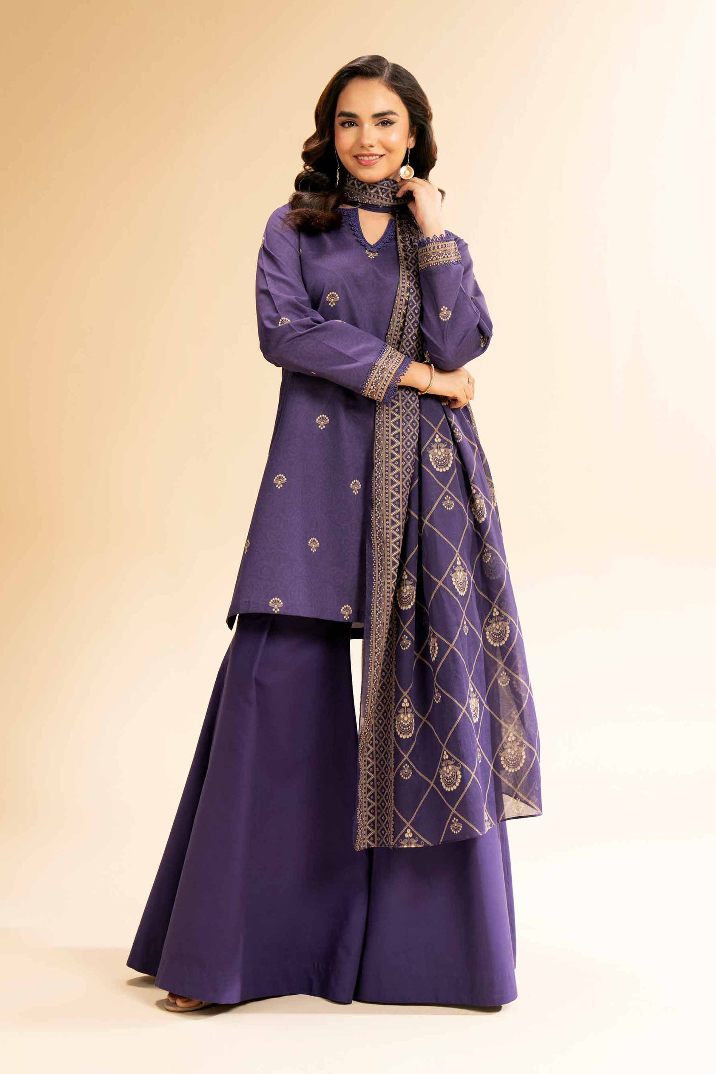 2 Piece - Printed Suit - 42501531 for Women - Unstitched Collection | Nishat | Shop Online