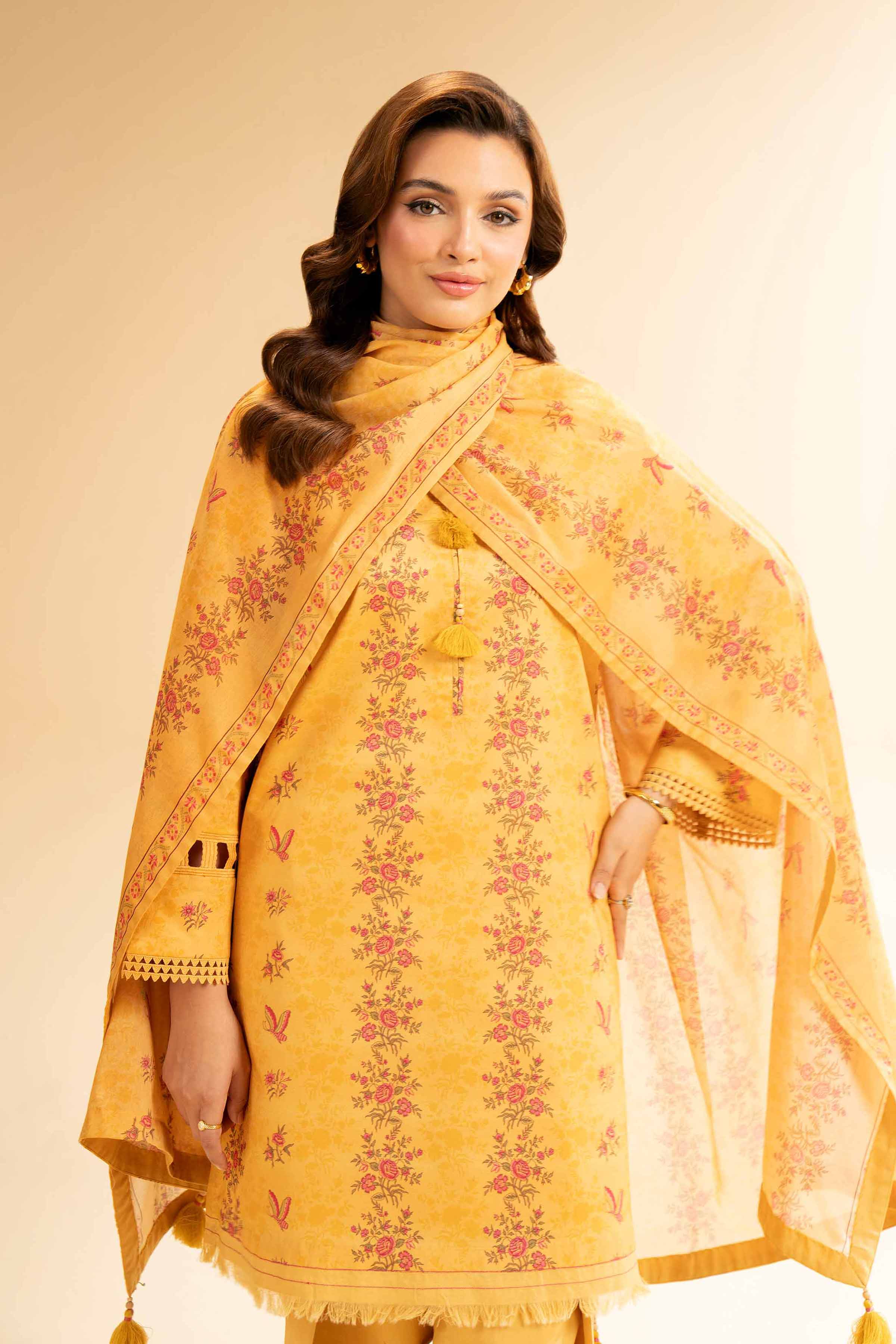 2 Piece - Printed Suit - 42501534 for Women - Unstitched Collection | Nishat | Shop Online