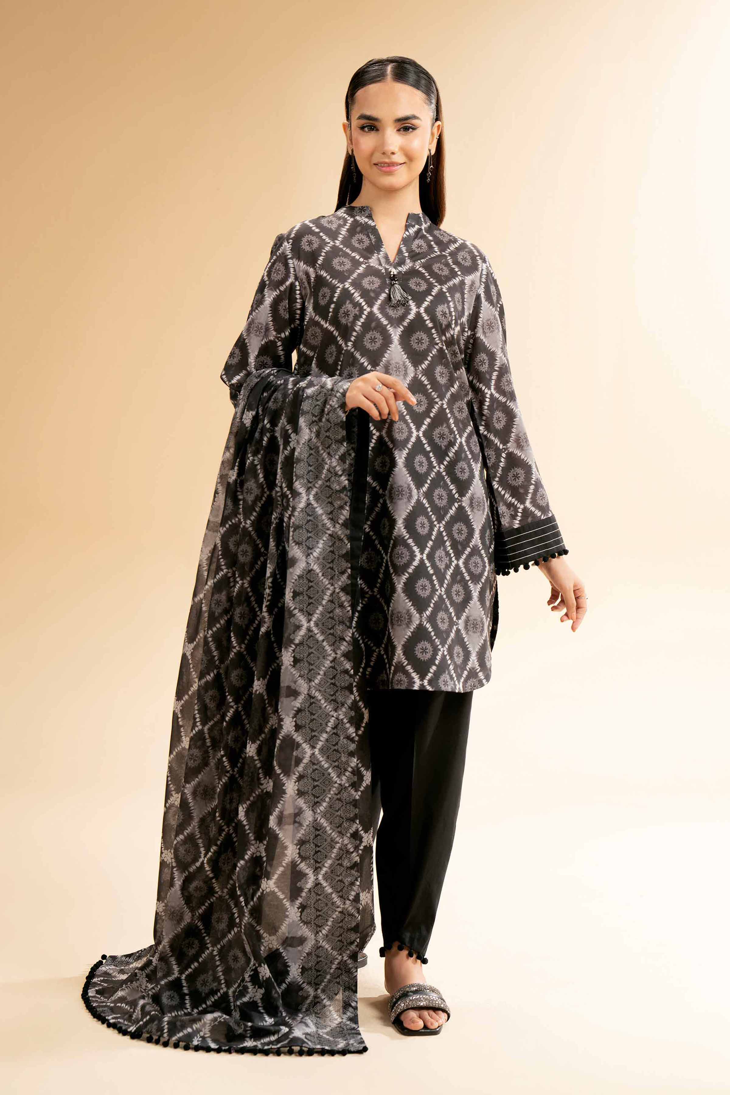 2 Piece - Printed Suit - 42501535 for Women - Unstitched Collection | Nishat | Shop Online