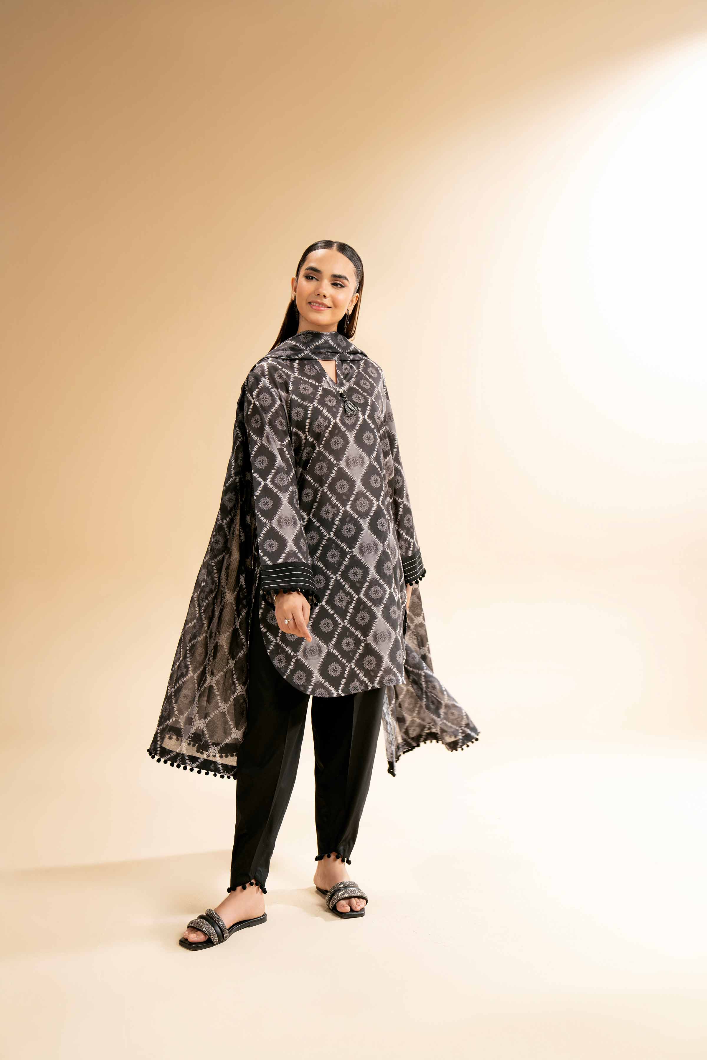 2 Piece - Printed Suit - 42501535 for Women - Unstitched Collection | Nishat | Shop Online