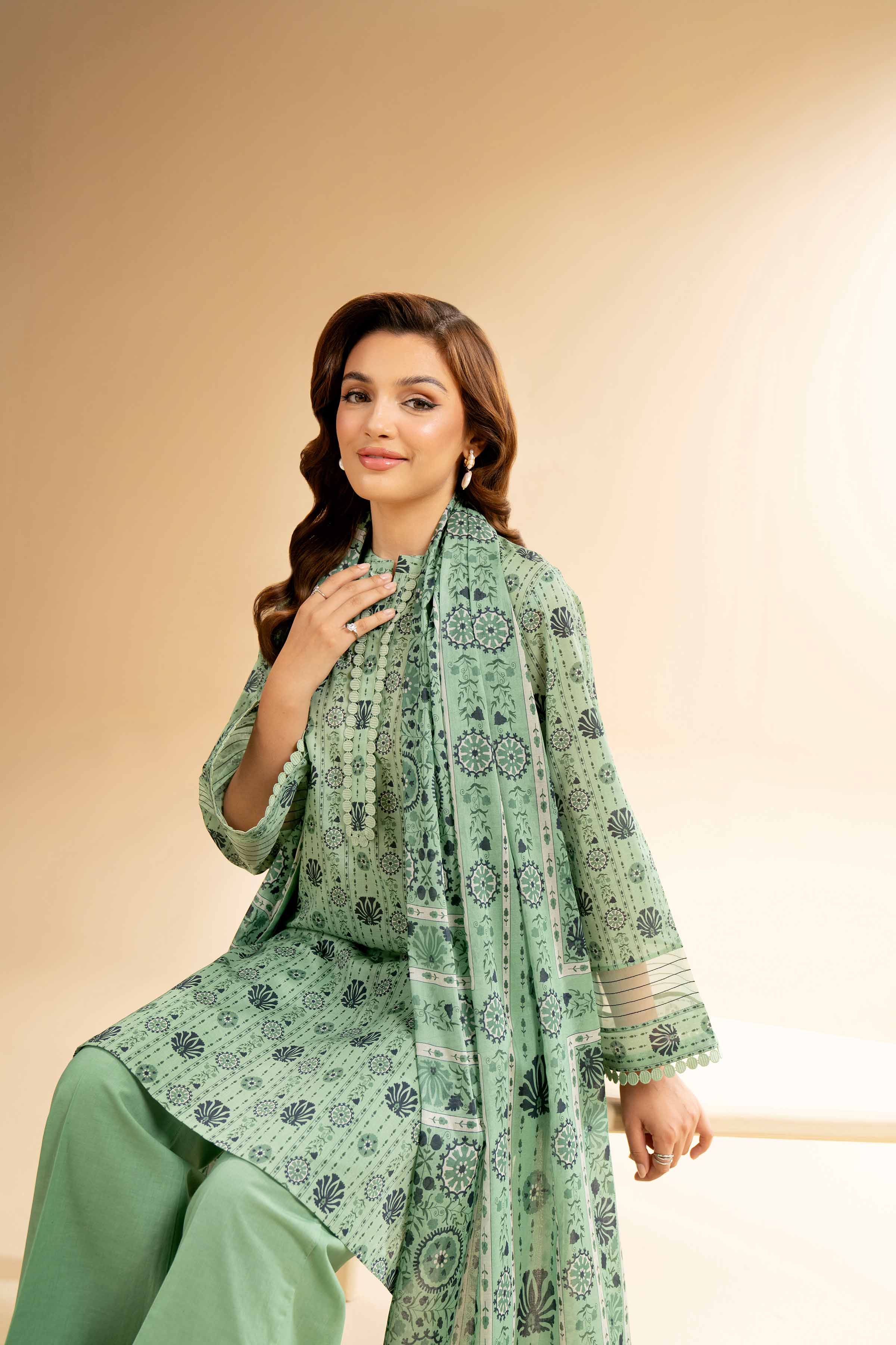 2 Piece - Printed Suit - 42501537 for Women - Unstitched Collection | Nishat | Shop Online