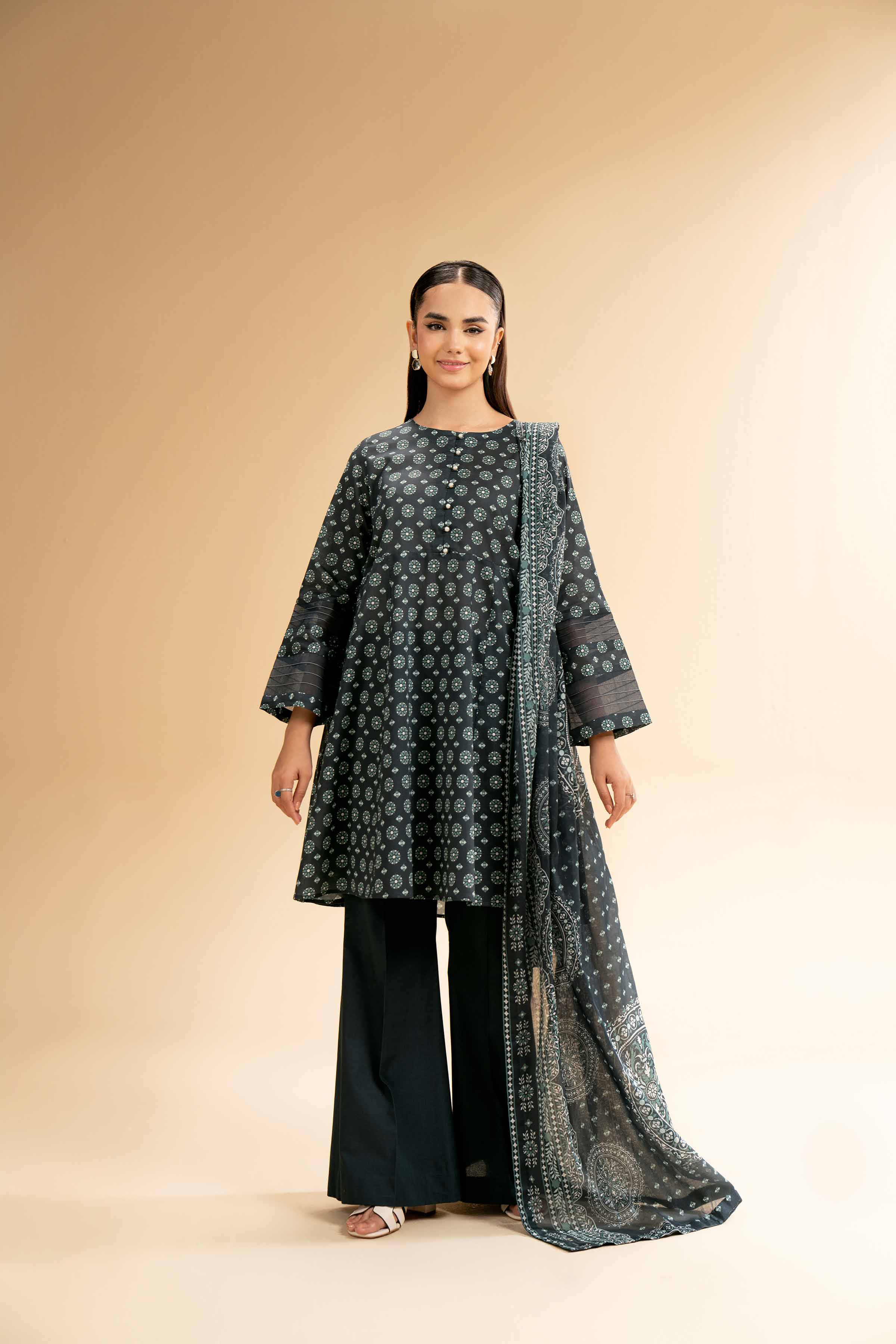 2 Piece - Printed Suit - 42501538 for Women - Unstitched Collection | Nishat | Shop Online