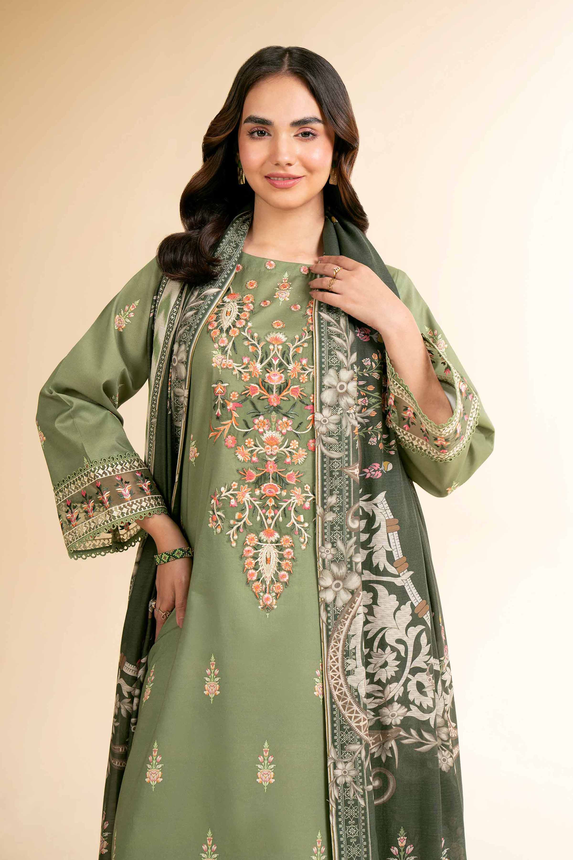 2 Piece - Digital Printed Suit - 42501540 for Women - Unstitched Collection | Nishat | Shop Online